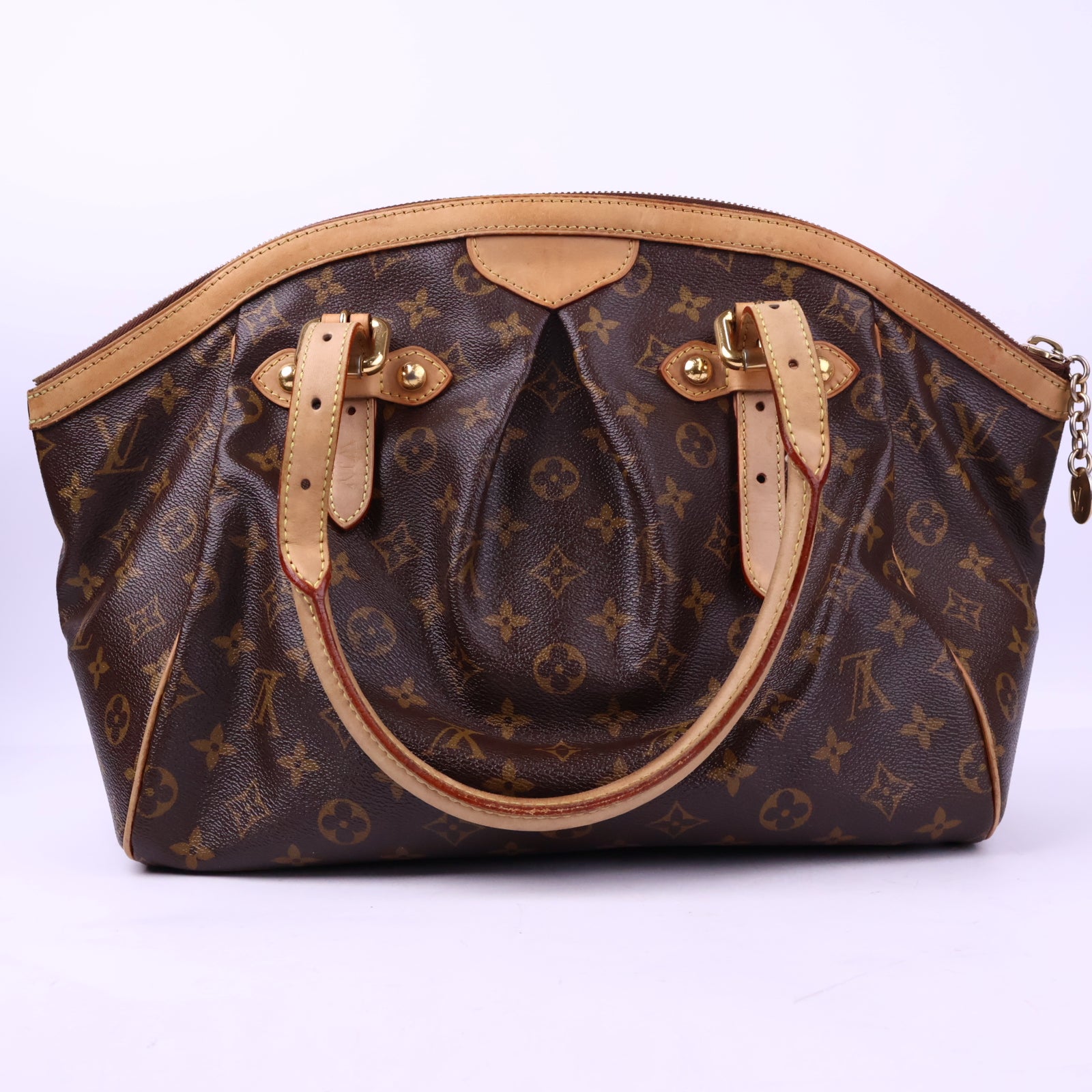 Louis Vuitton Tivoli Handbag Monogram Canvas Tote Bag J3166 | Pre-Owned Very Good Brown Monogram Canvas