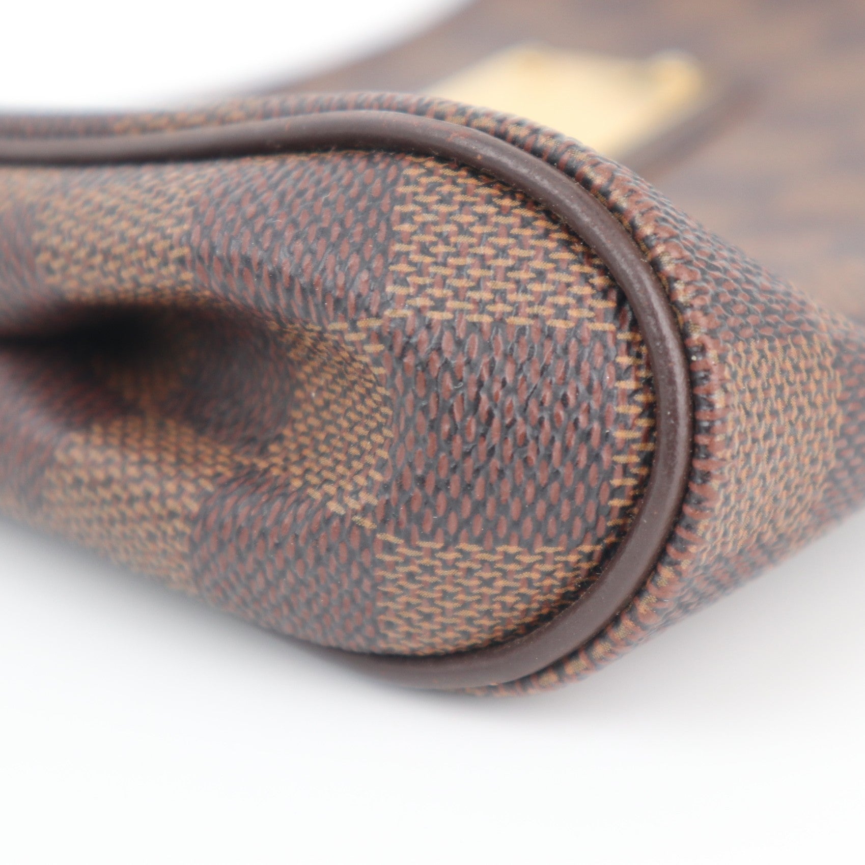 Louis Vuitton Damier Ebene Eva Clutch Clutch Bag C1581 | Pre-Owned Excellent Brown Damier Ebene Canvas