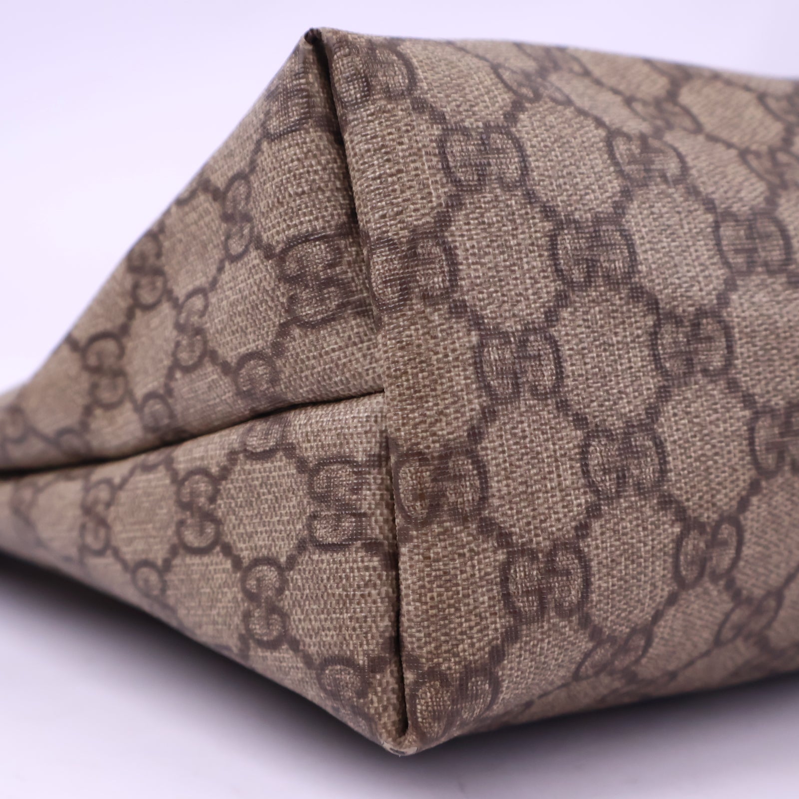 Gucci GG Supreme Canvas Tote Bag Tote Bag J3117 | Pre-Owned Like New Brown GG Supreme Canvas