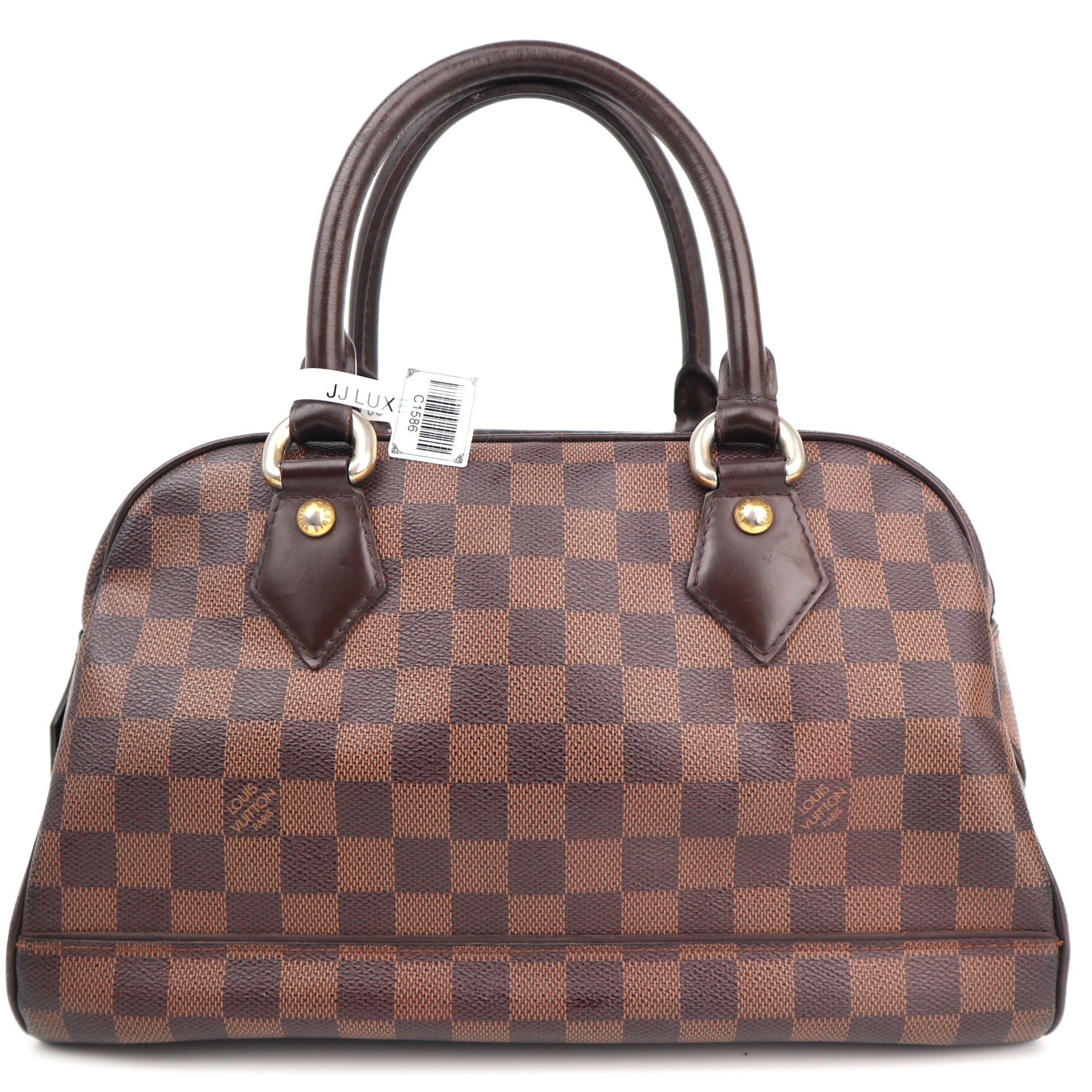 Louis Vuitton Damier Ebene Duomo Shoulder Bag C1586 | Pre-Owned Very Good Brown Damier Ebene Canvas