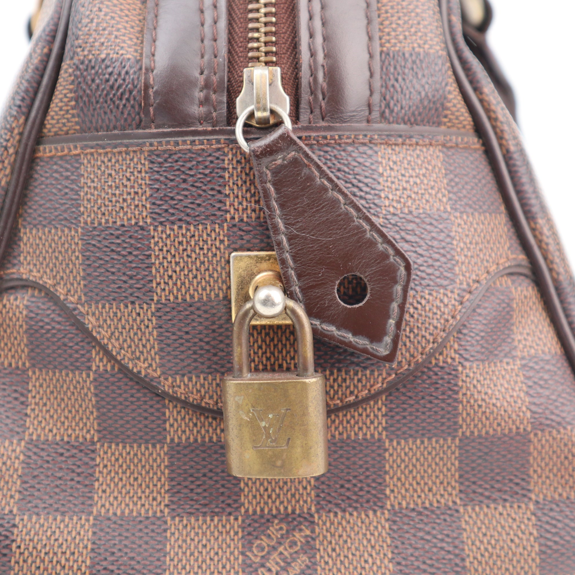 Louis Vuitton Damier Ebene Duomo Shoulder Bag C1586 | Pre-Owned Very Good Brown Damier Ebene Canvas