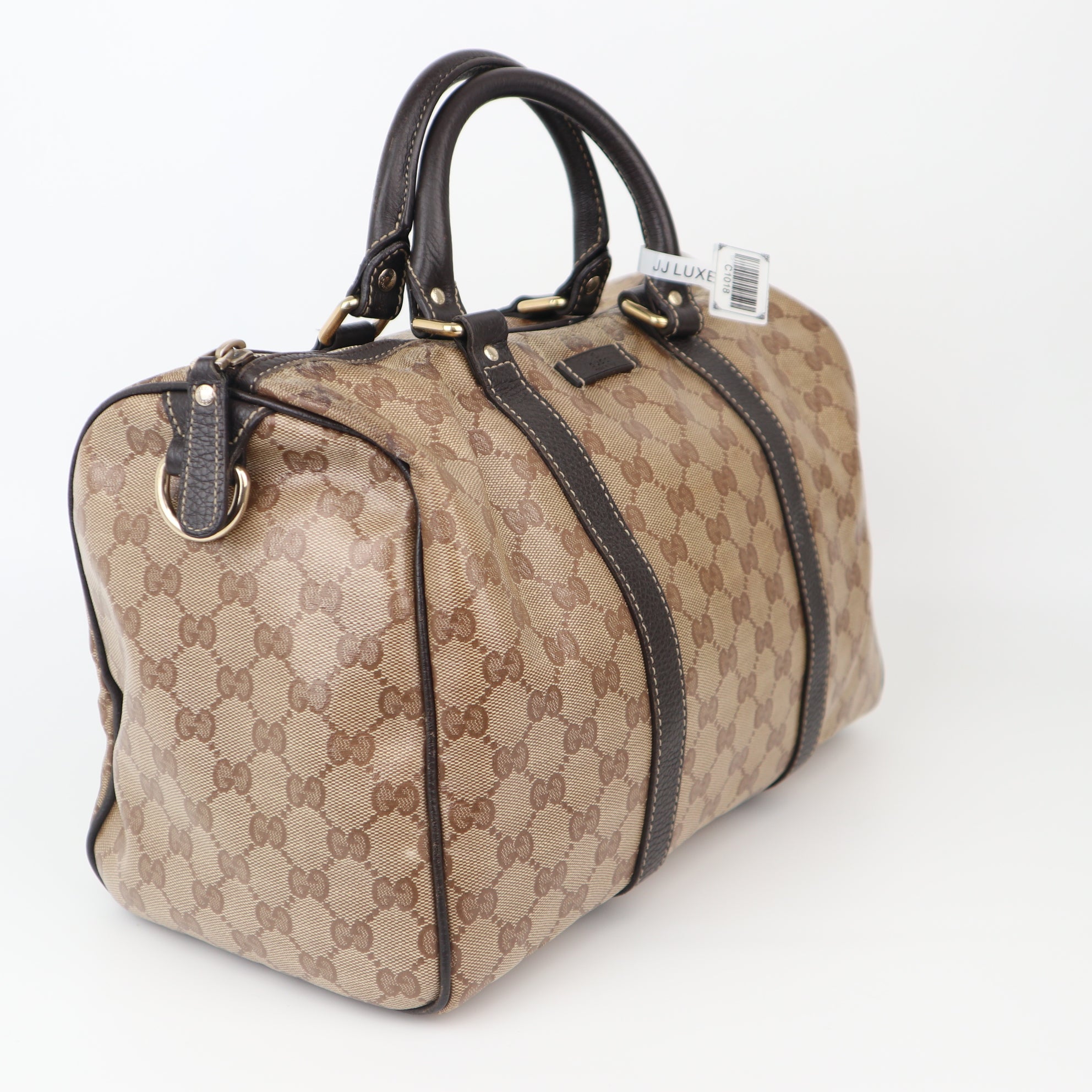 C1018 Gucci Medium GG Crystal Joy boston bag -Pre Owned