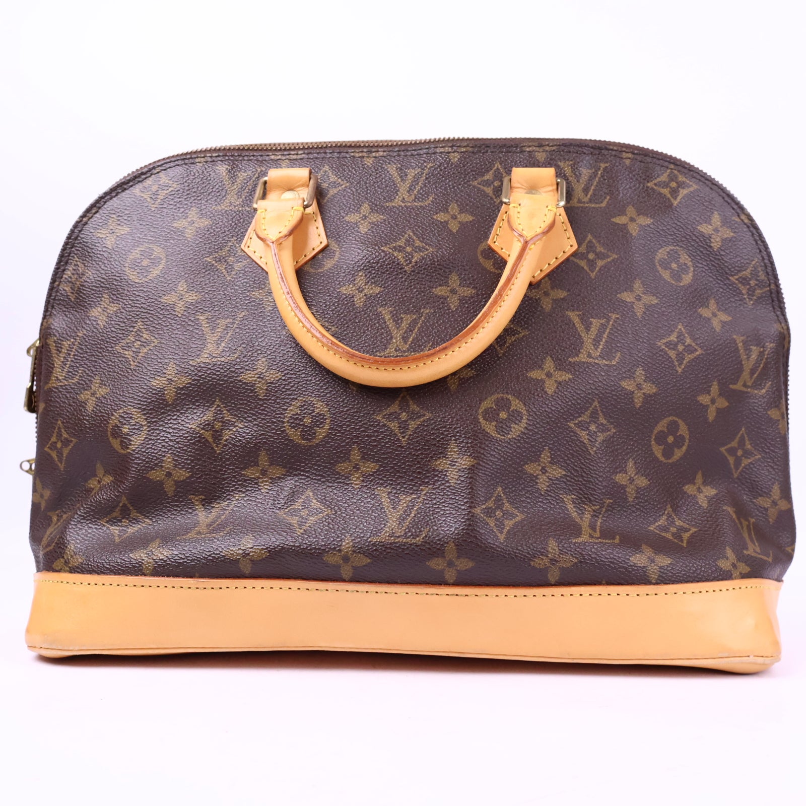 J3194 Louis Vuitton Top Handle Bag Monogram Alma PM | Pre-Owned Excellent Brown Monogram Canvas