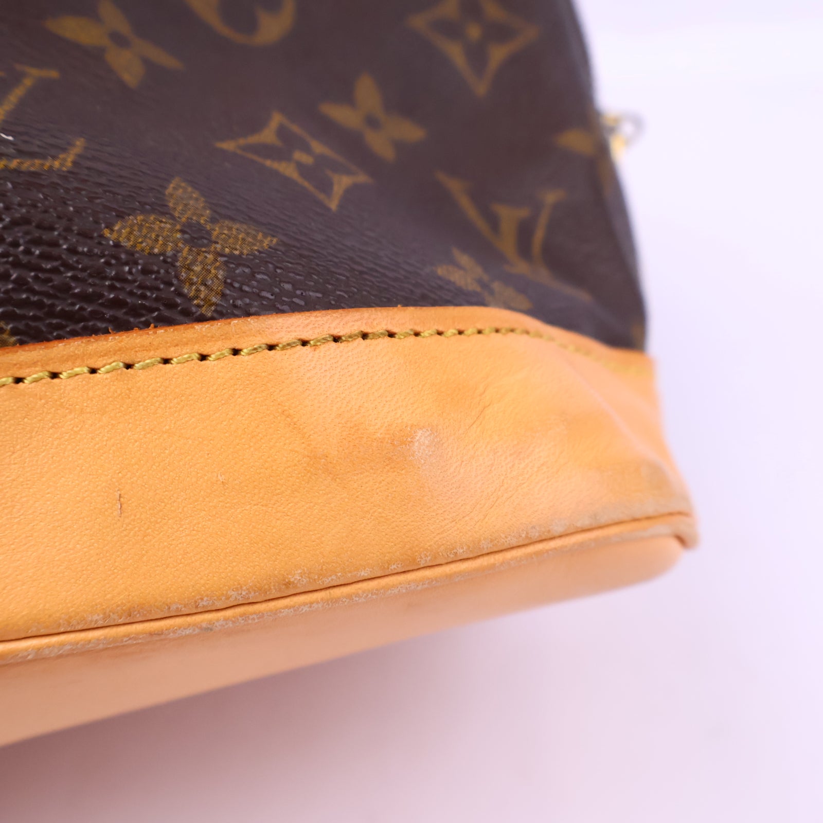 J3194 Louis Vuitton Top Handle Bag Monogram Alma PM | Pre-Owned Excellent Brown Monogram Canvas