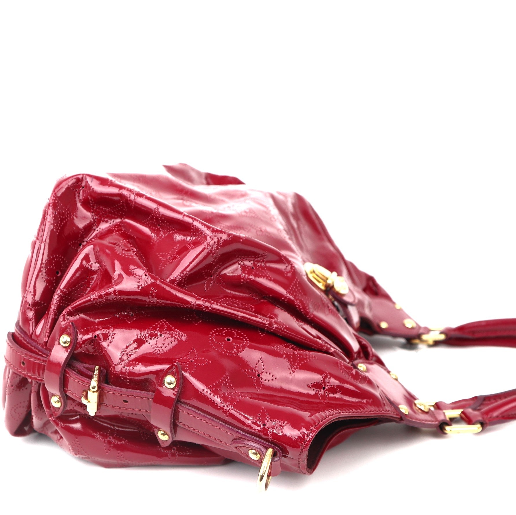 C1019 Louis Vuitton Monogram Vernis Mahina Surya Bag-Pre Owned
