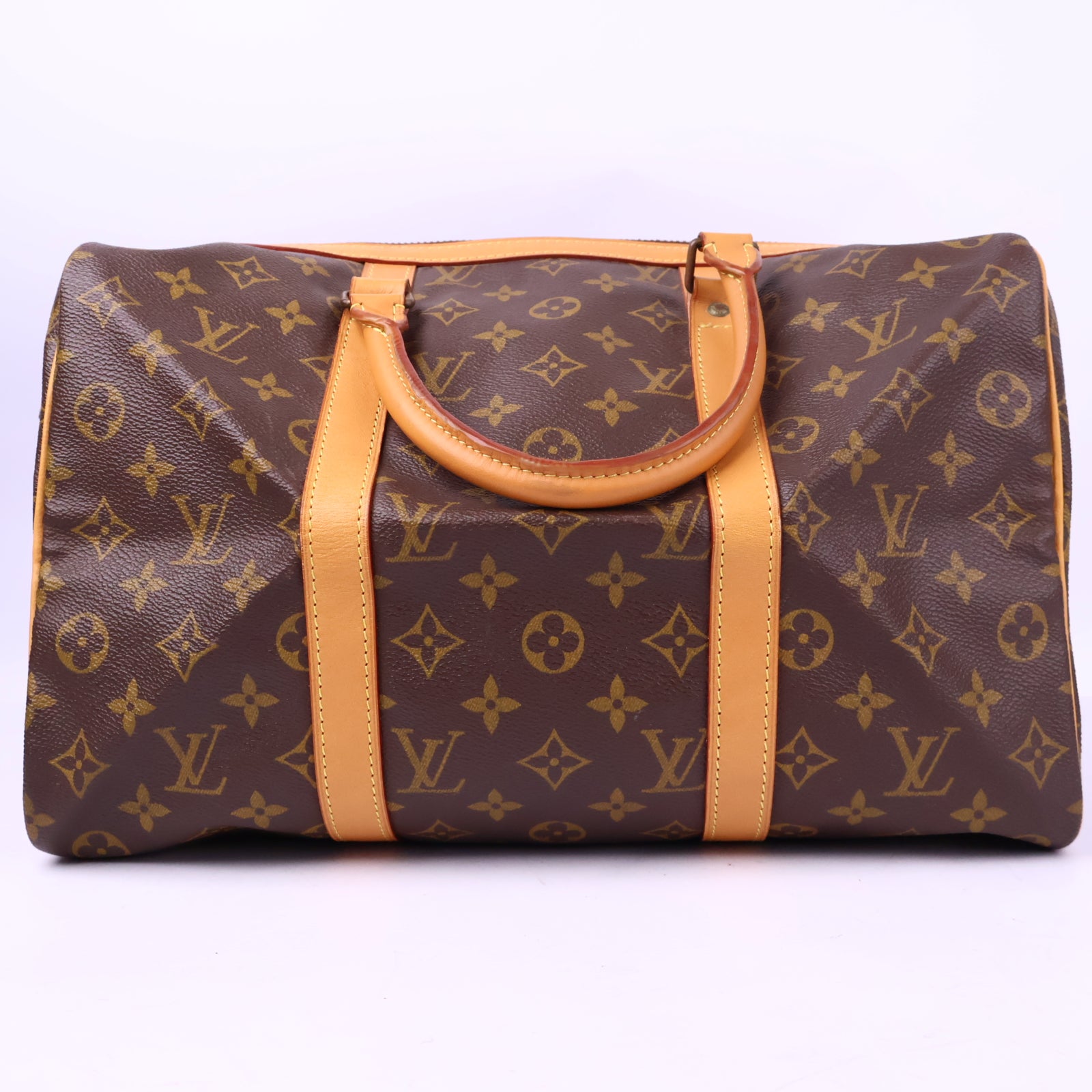 J3198R Louis Vuitton Tote Bag Monogram Sac Souple 35 | Pre-Owned Like New Brown Monogram Canvas