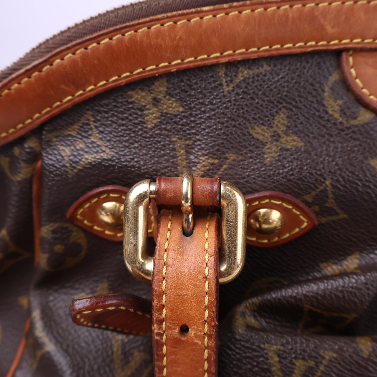 J3197 Louis Vuitton Top Handle Bag Tivoli Leather Handbag GM | Pre-Owned Very Good Leather