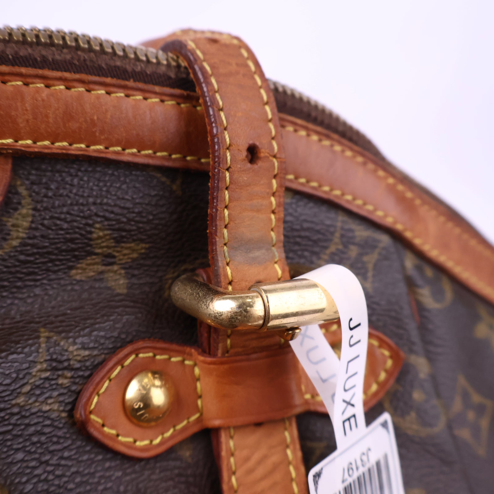 J3197 Louis Vuitton Top Handle Bag Tivoli Leather Handbag GM | Pre-Owned Very Good Leather