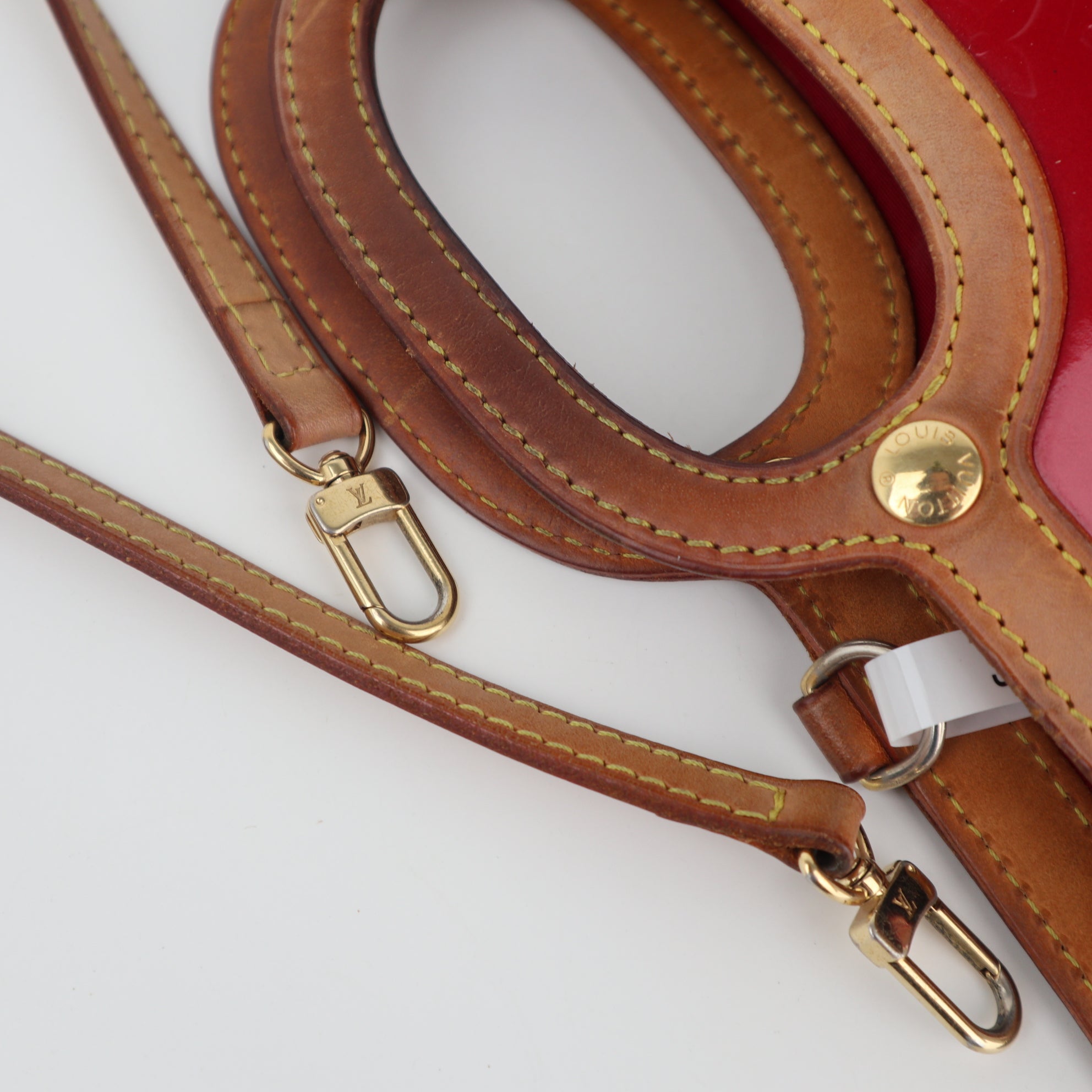 C2424 Louis Vuitton Tote Bag Roxbury Vernis dAmour Drive Pomme | Pre-Owned Very Good Red Leather, Patent leather