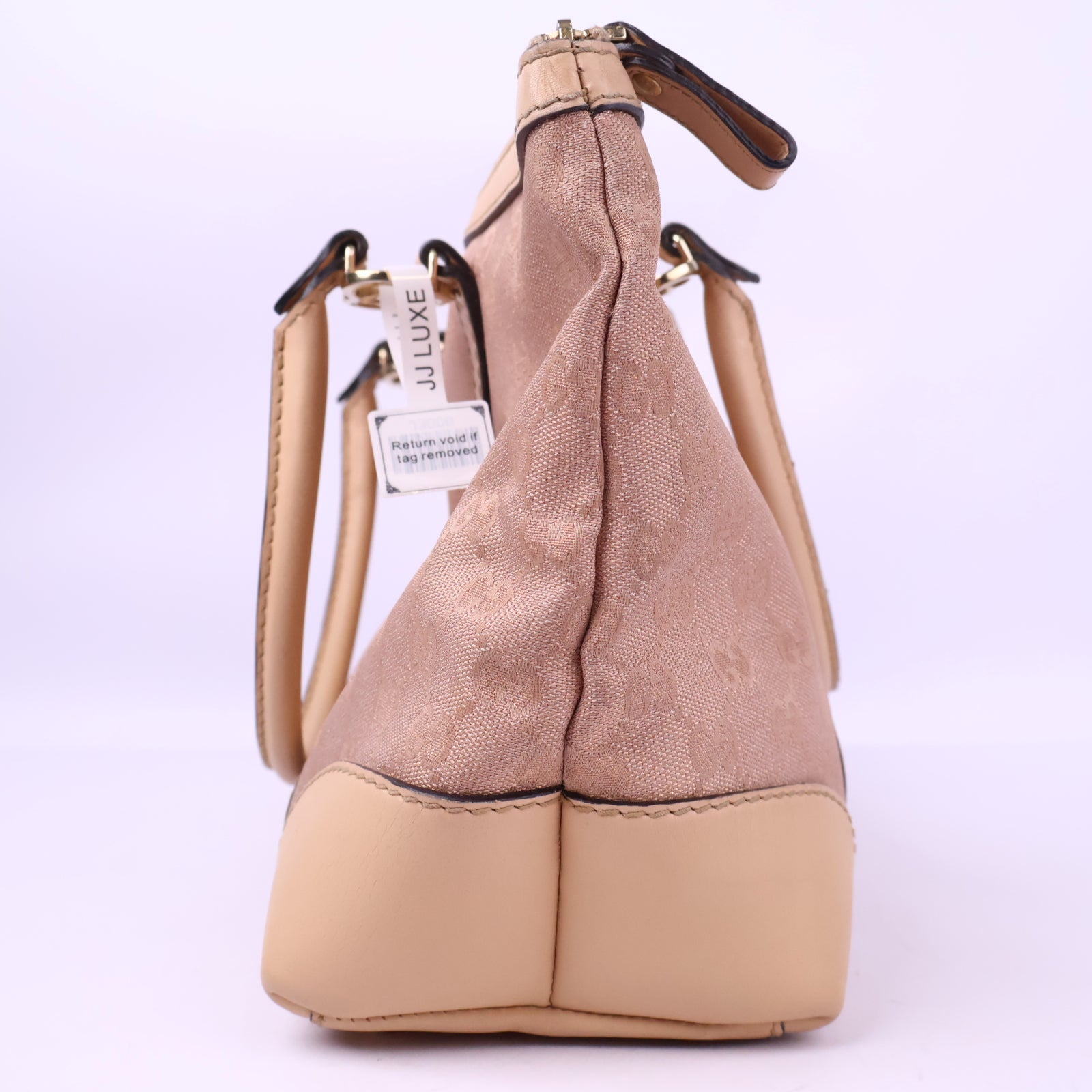 J3006 Gucci Tote Bag GG Metallic Canvas Lovely Tote | Pre-Owned Like New Metallic GG Canvas, Metallic canvas