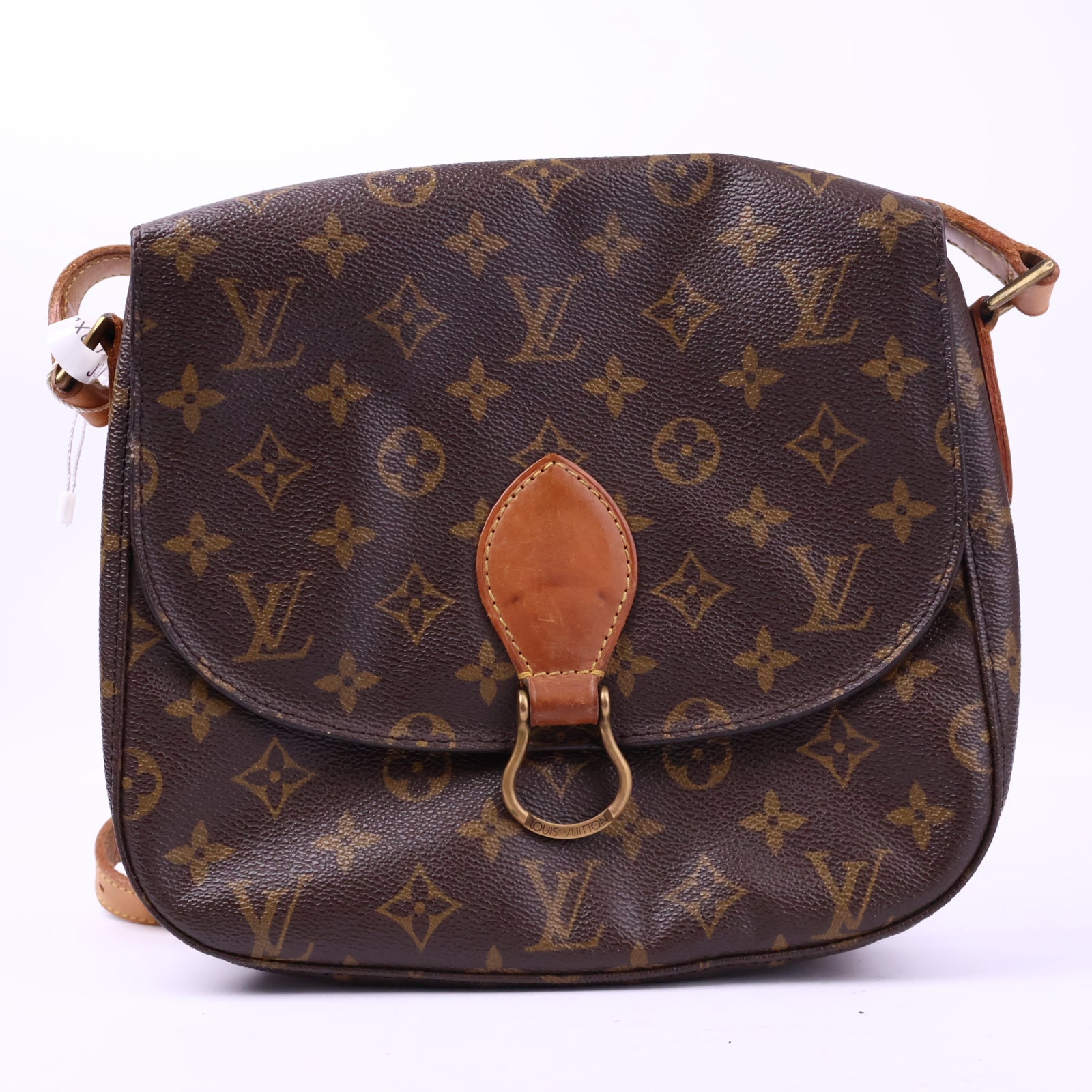 J3192 Louis Vuitton Crossbody Bag Saint Cloud GM Monogram | Pre-Owned Excellent Brown Coated canvas, leather trim Monogram