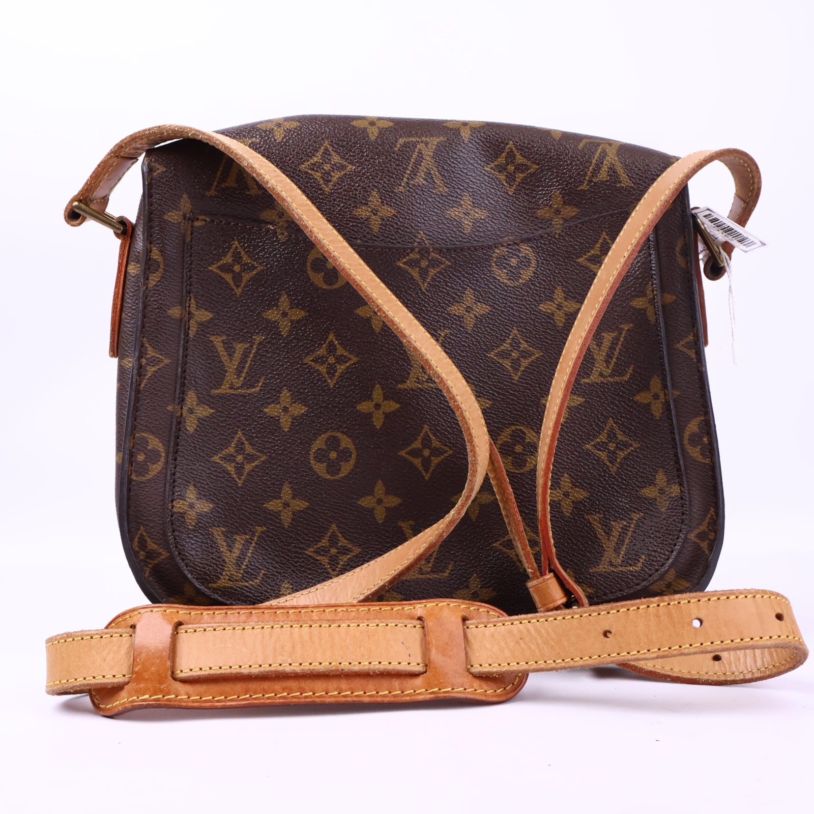 J3192 Louis Vuitton Crossbody Bag Saint Cloud GM Monogram | Pre-Owned Excellent Brown Coated canvas, leather trim Monogram