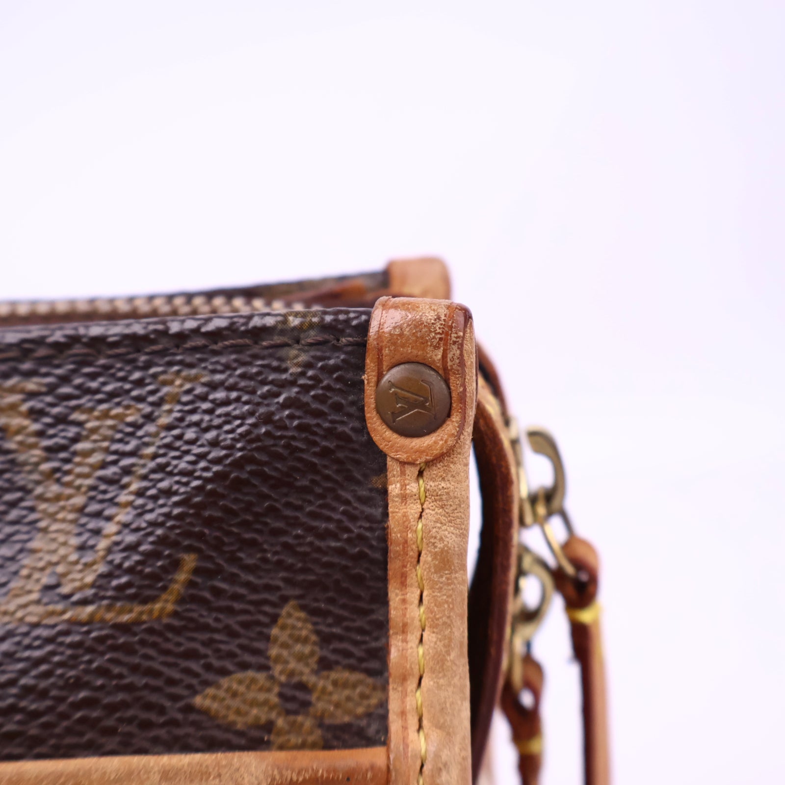 J3193 Louis Vuitton Crossbody Bag Popincourt Long Monogram | Pre-Owned Excellent Brown Coated canvas, leather trim Monogram