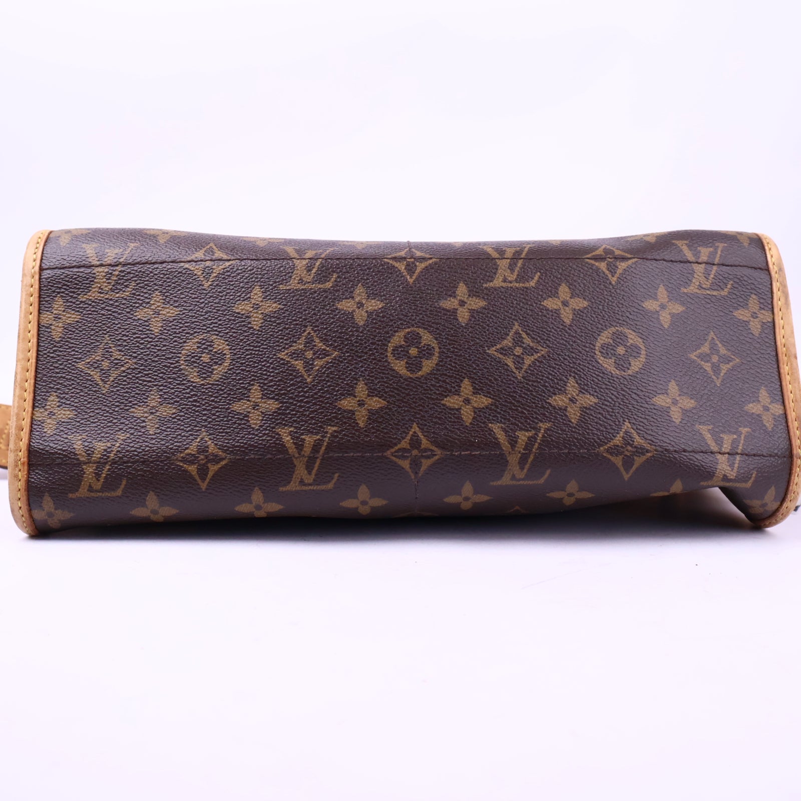 J3193 Louis Vuitton Crossbody Bag Popincourt Long Monogram | Pre-Owned Excellent Brown Coated canvas, leather trim Monogram