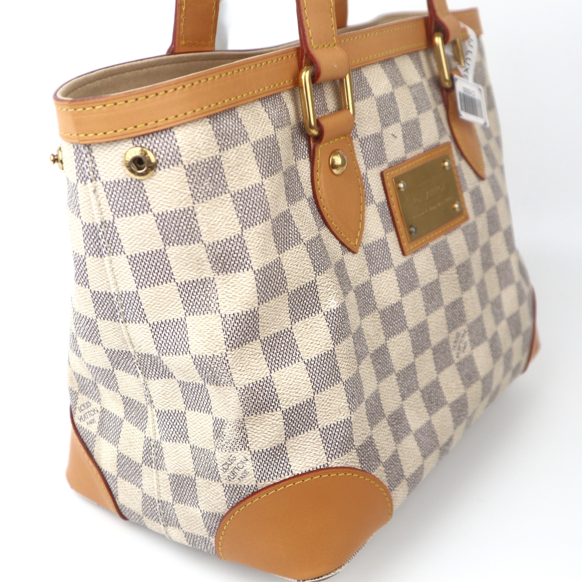 C1033 Louis Vuitton Damier Azur Hampstead PM tote bag-Pre Owned