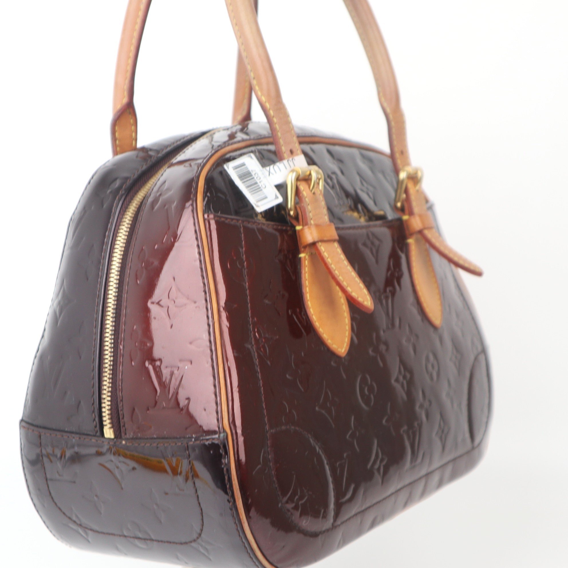 C1037 LOUIS VUITTON Amarante Monogram Vernis Summit Drive Bag-Pre Owned