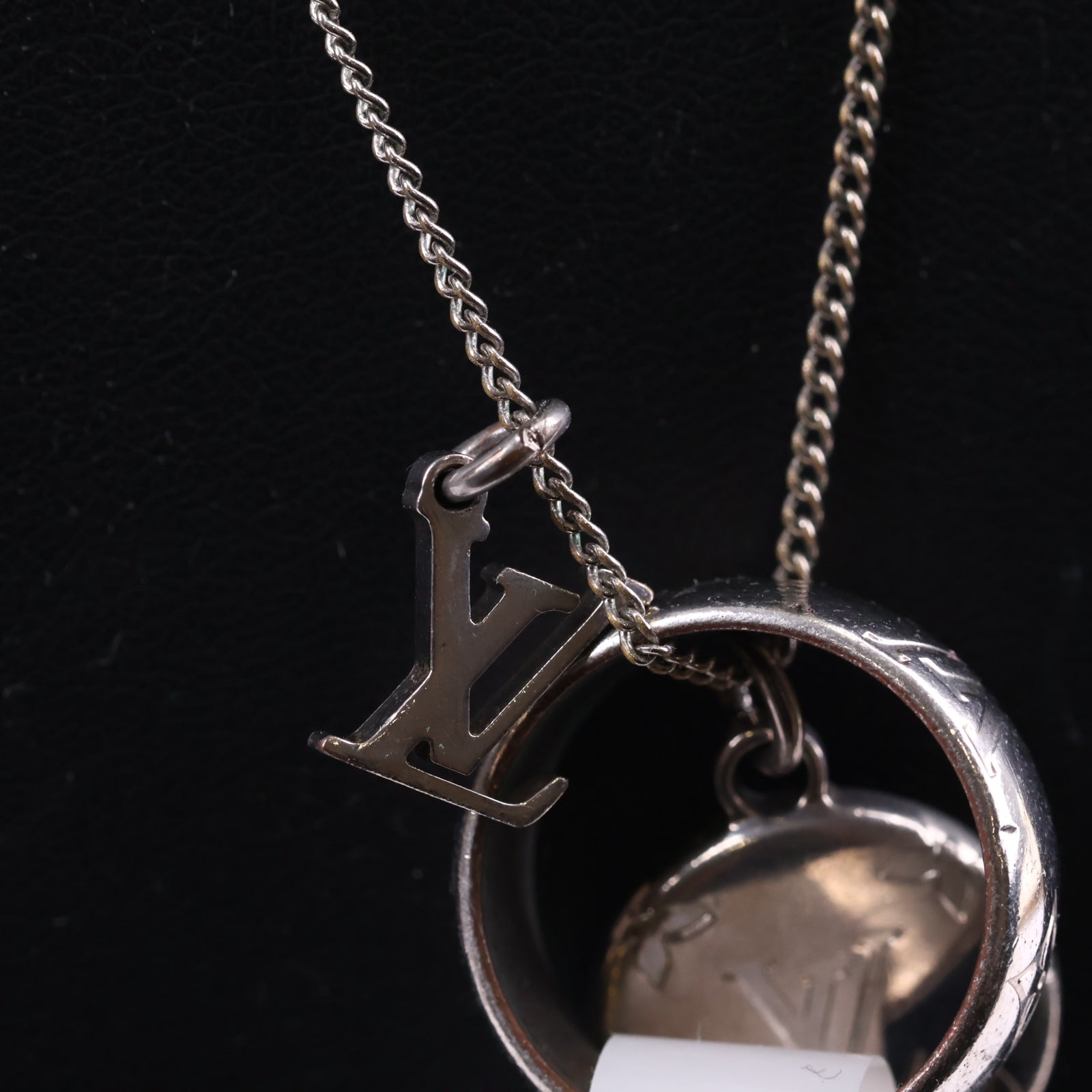 J3235 Louis Vuitton Charm Necklace Monogram Charms Necklace | Pre-Owned Excellent Gold-tone Monogram Metal