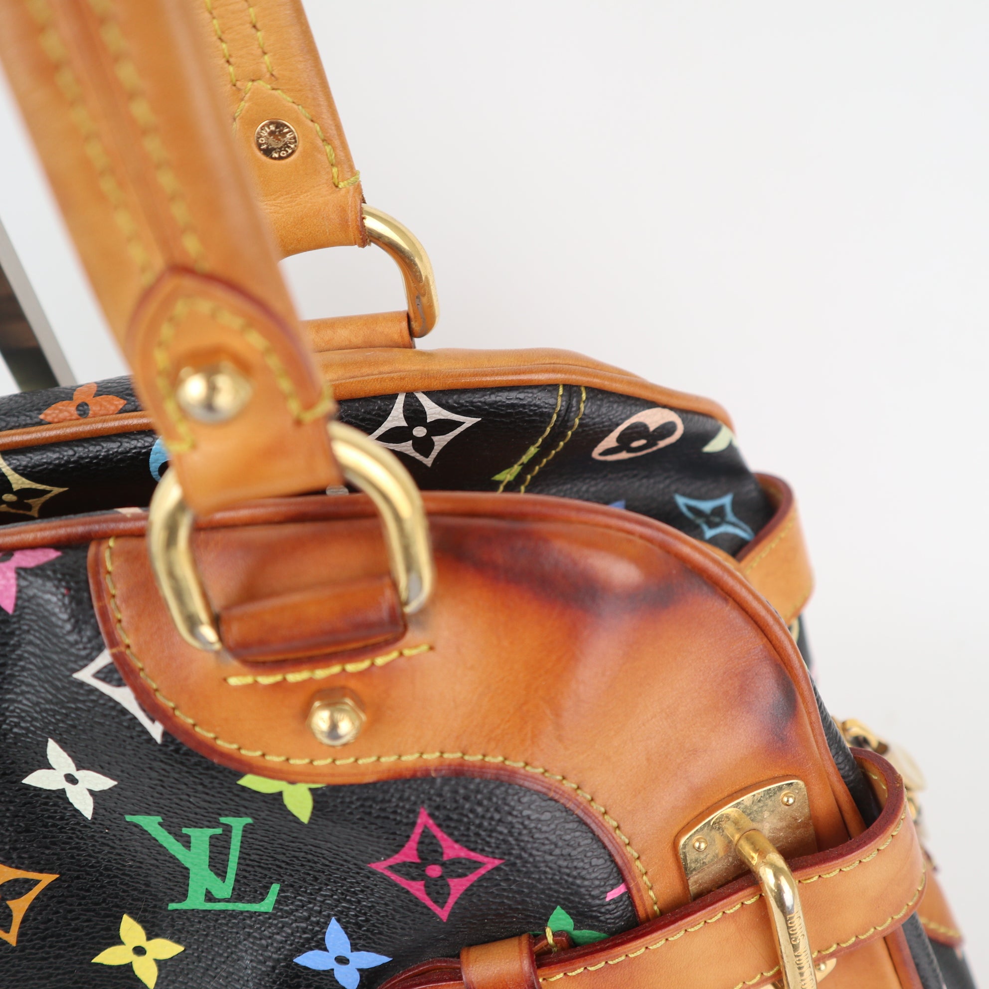 C2454 Louis Vuitton Shoulder Bag Monogram Multicolore Claudia Black | Pre-Owned Very Good Black Multicolour Canvas Monogram Multicolore