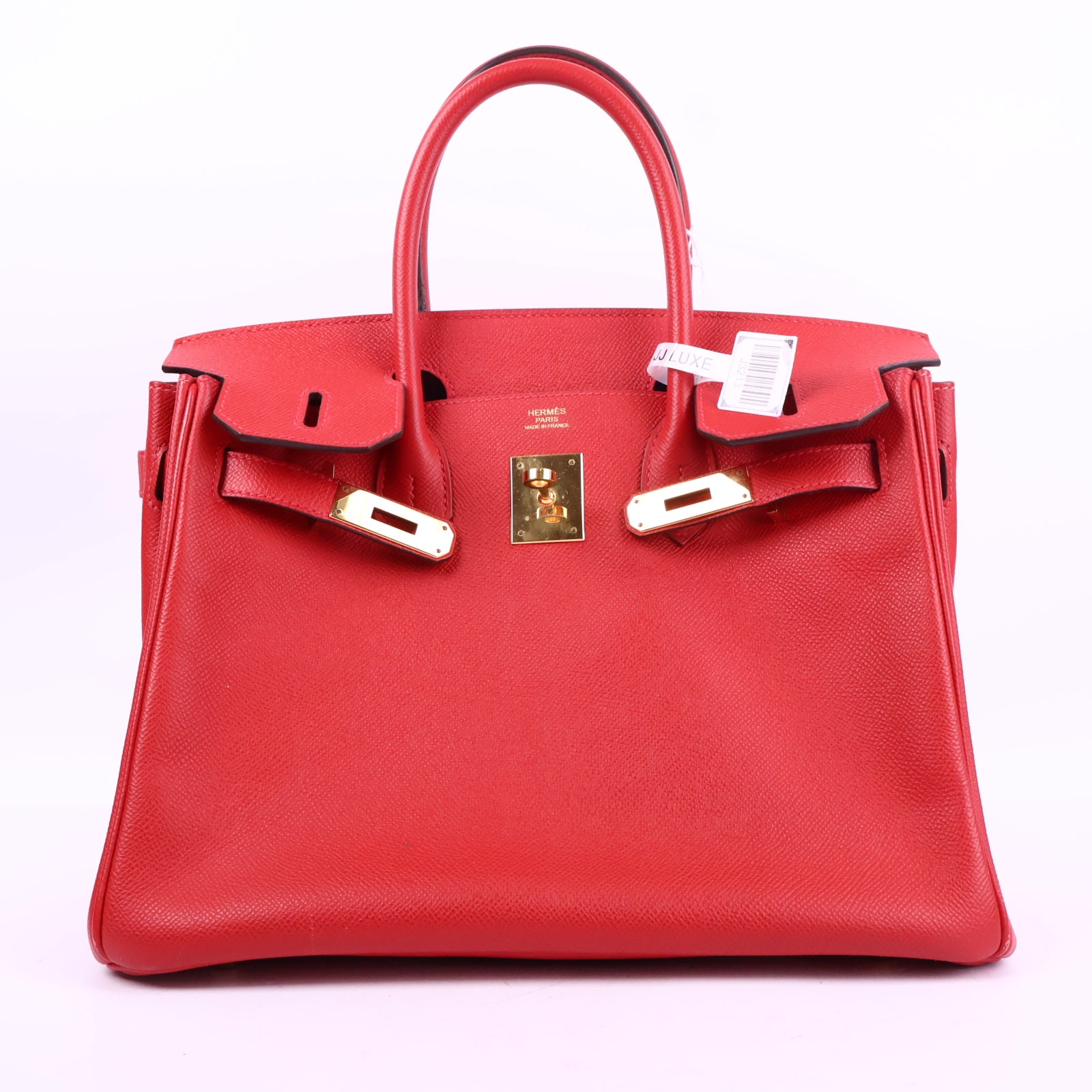 J3213 Hermes Top Handle Bag Birkin 30 | Pre-Owned Like New leather
