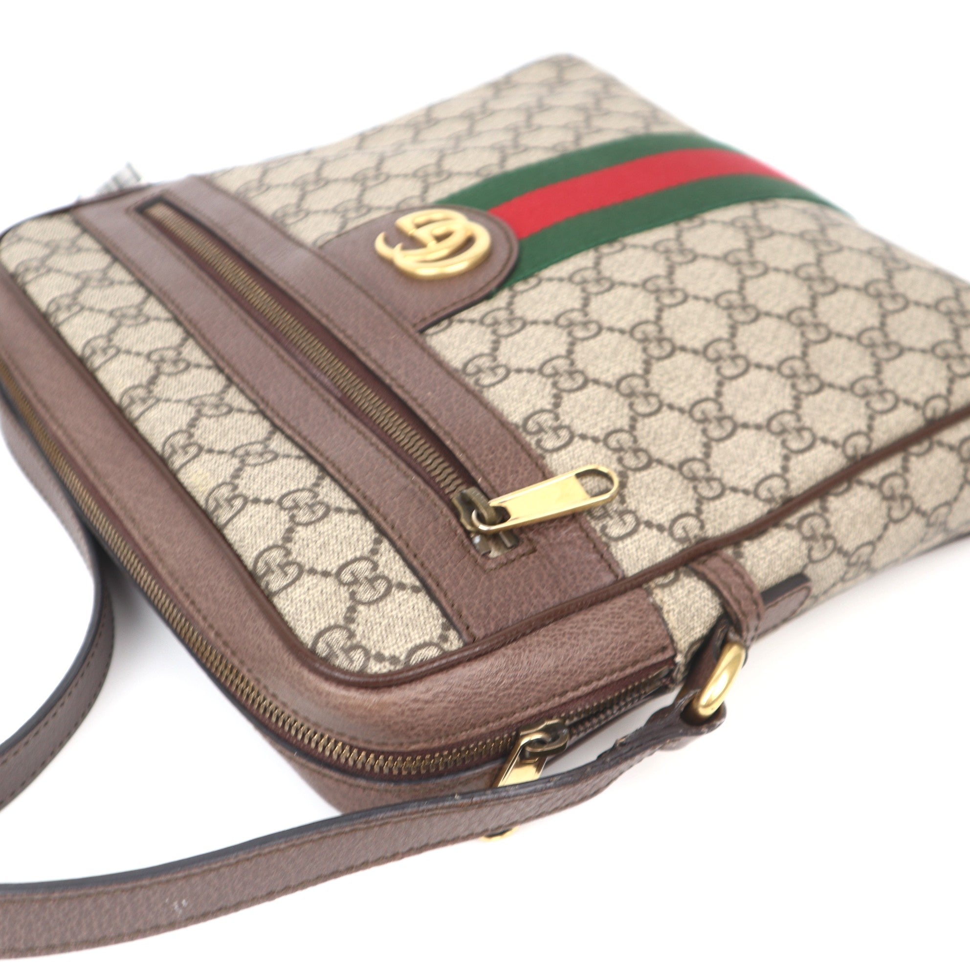 C1048 Gucci Ophidia GG Messenger Bag-Pre Owned