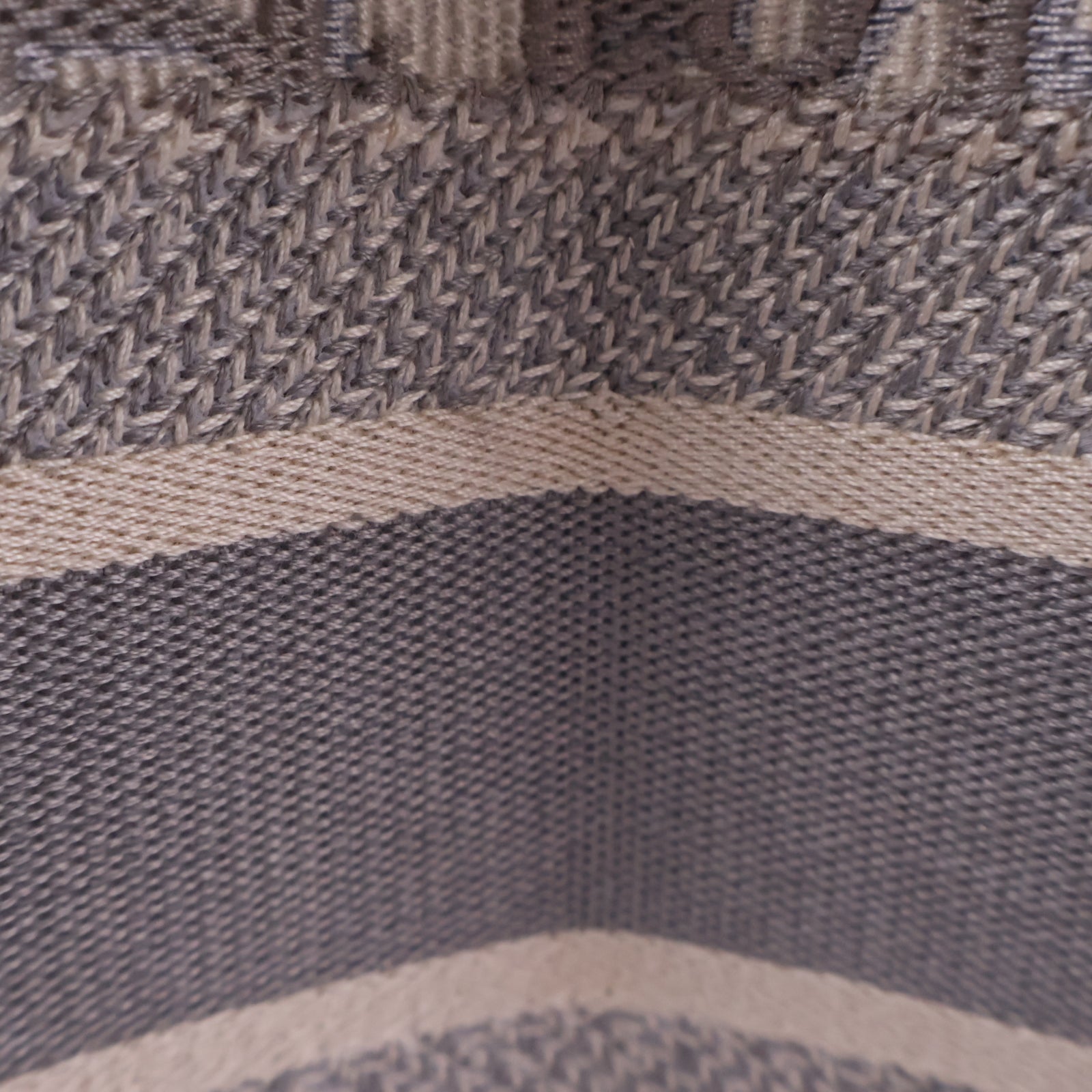 J3218 Christian Dior Tote Bag Book Tote | Pre-Owned Like New Grey Canvas Dior Oblique embroidery