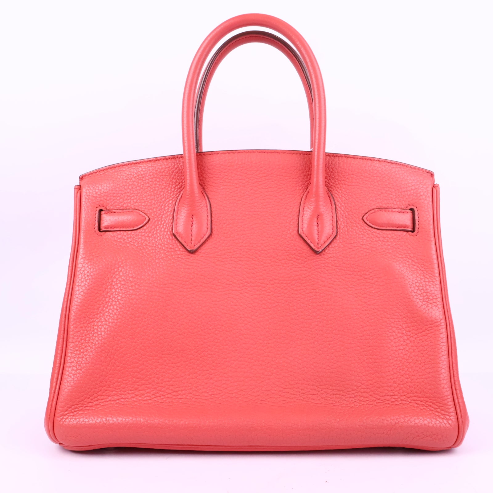 J3209 Hermes Top Handle Bag Birkin 30 | Pre-Owned Like New Rose Jaipur Togo leather