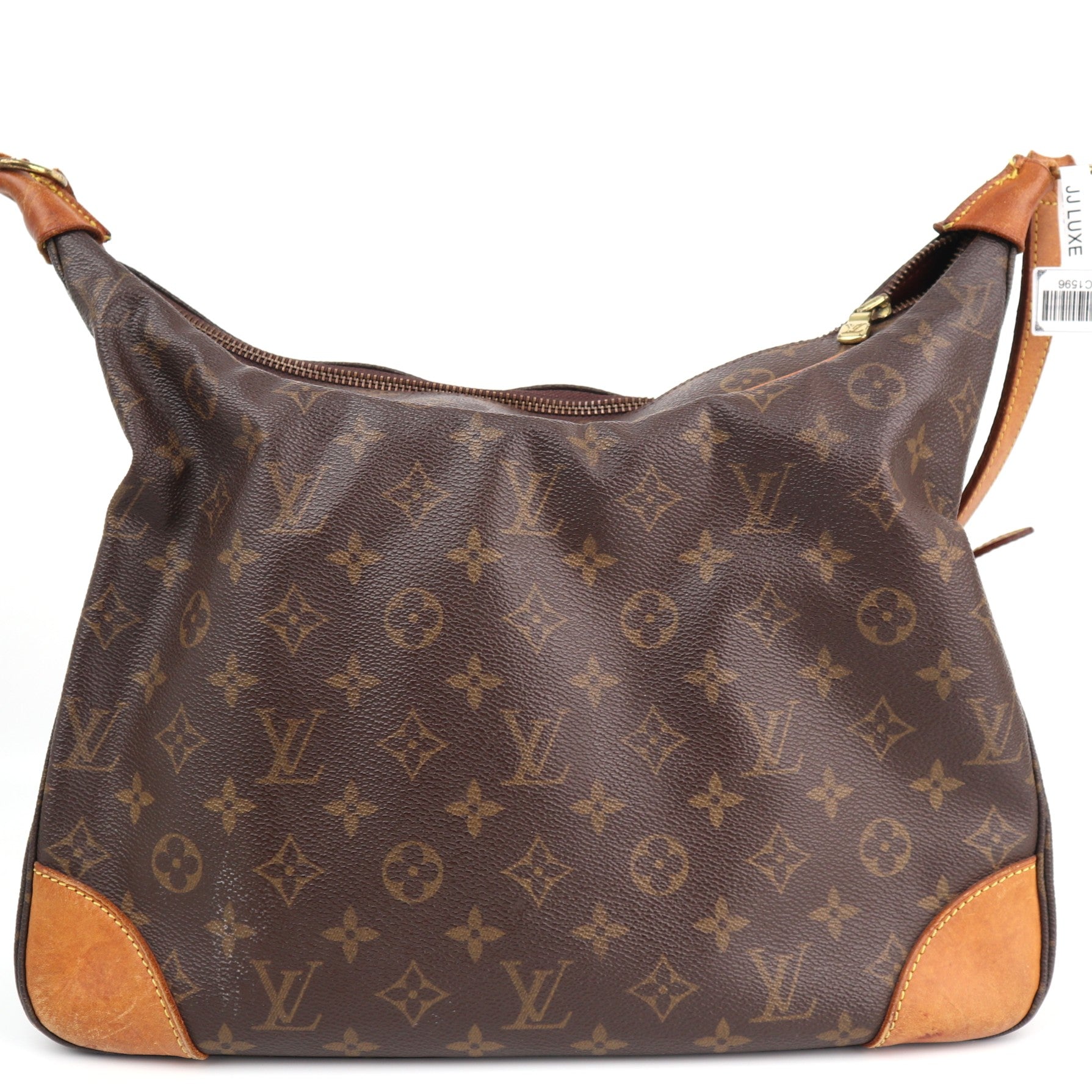 Louis Vuitton Monogram Canvas Boulogne 35 Shoulder Bag C1596 | Pre-Owned Good Brown Monogram Canvas
