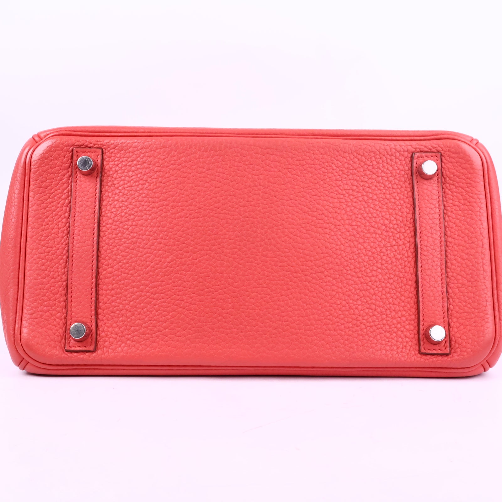 J3209 Hermes Top Handle Bag Birkin 30 | Pre-Owned Like New Rose Jaipur Togo leather
