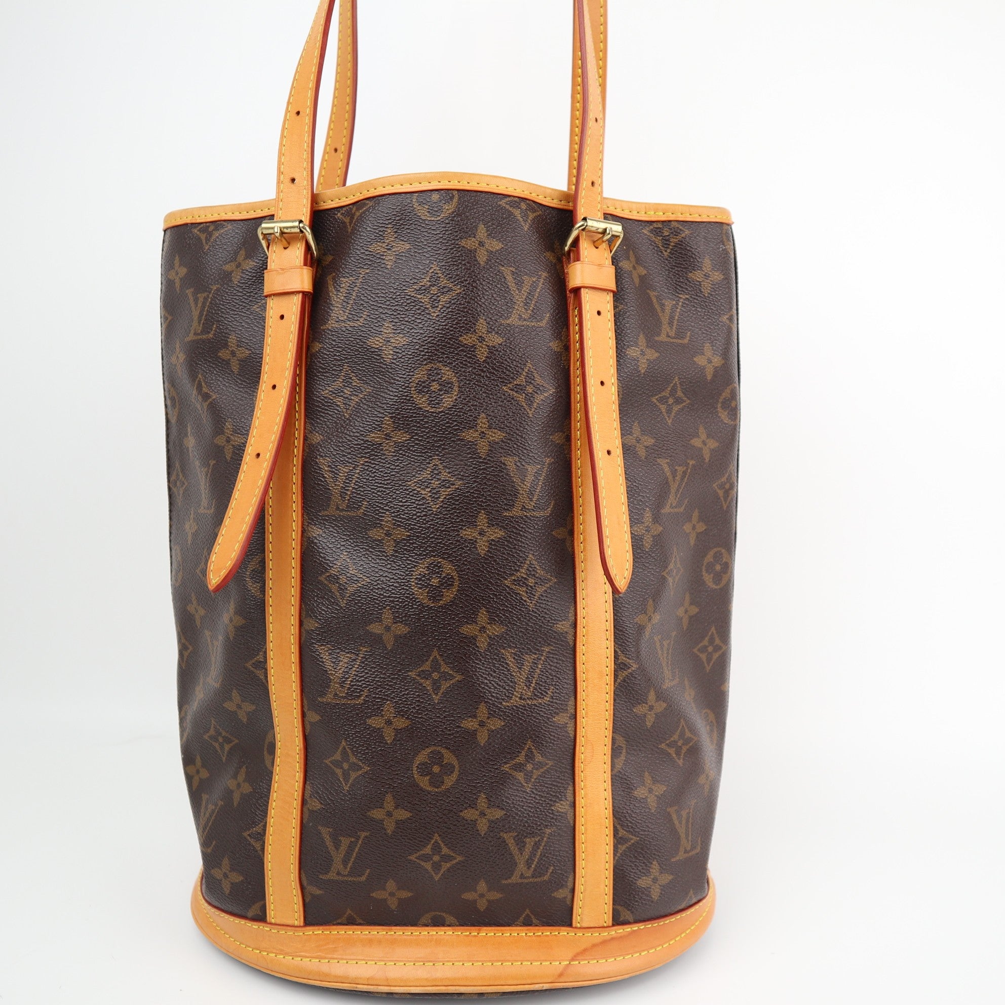 Louis Vuitton Monogram Canvas Bucket GM Shoulder Bag C1599R | Pre-Owned Very Good Brown Monogram Canvas
