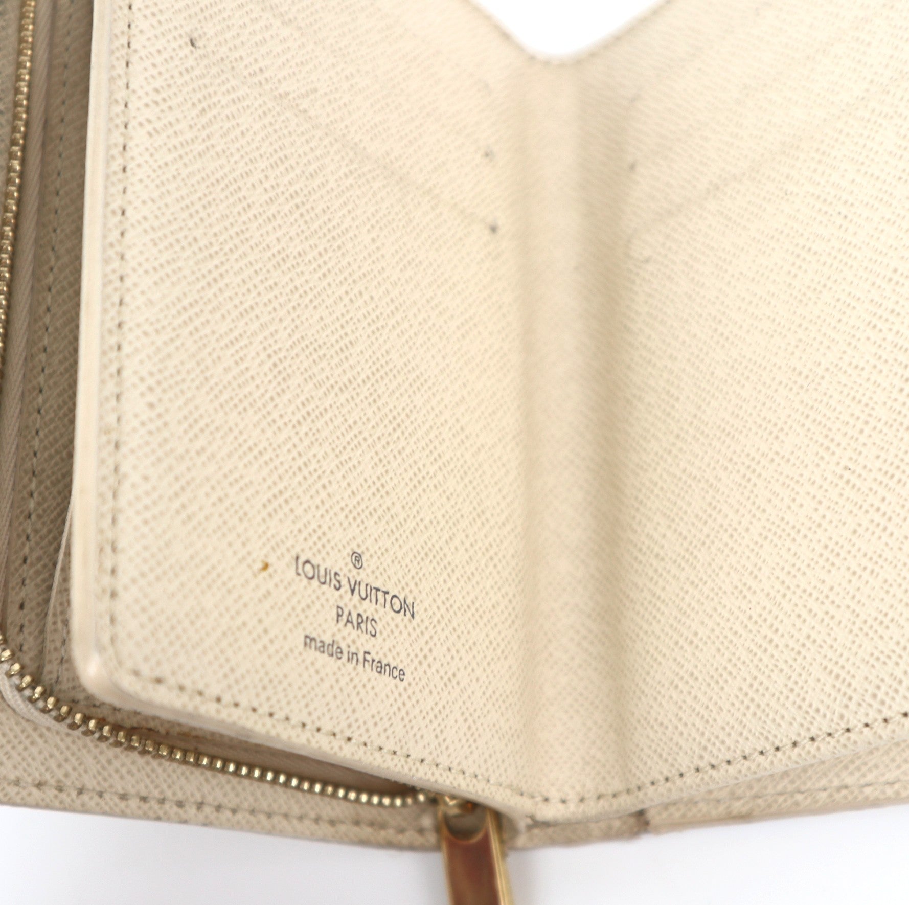 C1050 Louis Vuitton Joey Damier Azur Canvas Wallet-Pre Owned
