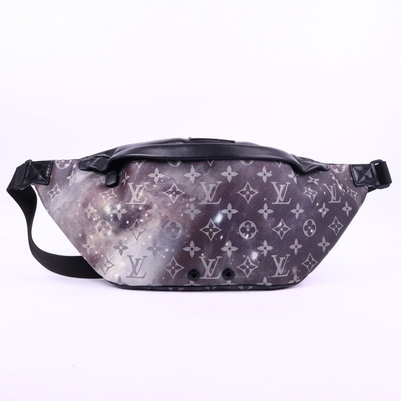 J2988 Louis Vuitton Belt Bag Discovery | Pre-Owned Black Multicolor Monogram canvas with leather and fabric belt