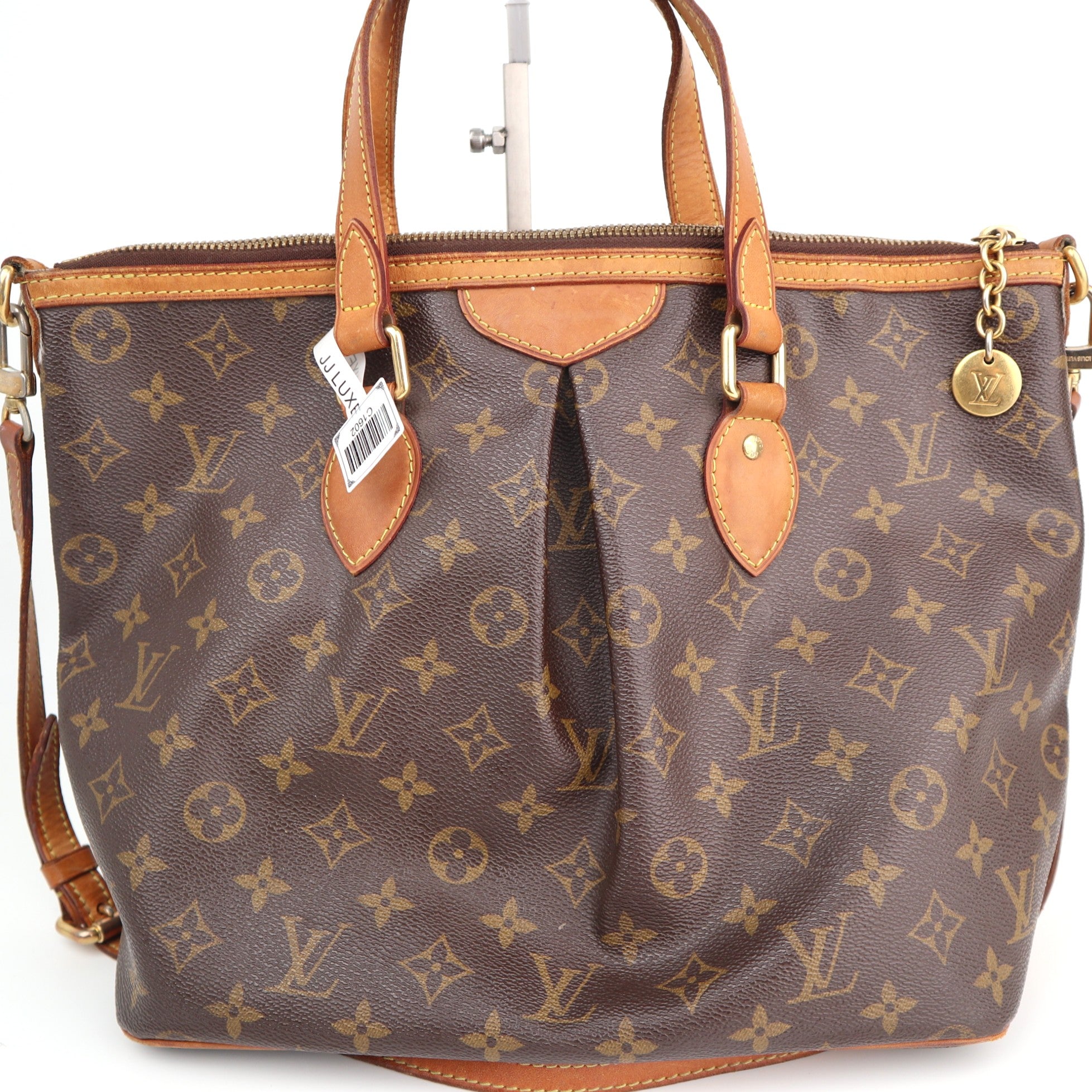 Louis Vuitton Monogram Canvas Palermo PM Shoulder Bag C1602 | Pre-Owned Very Good Brown Monogram Canvas