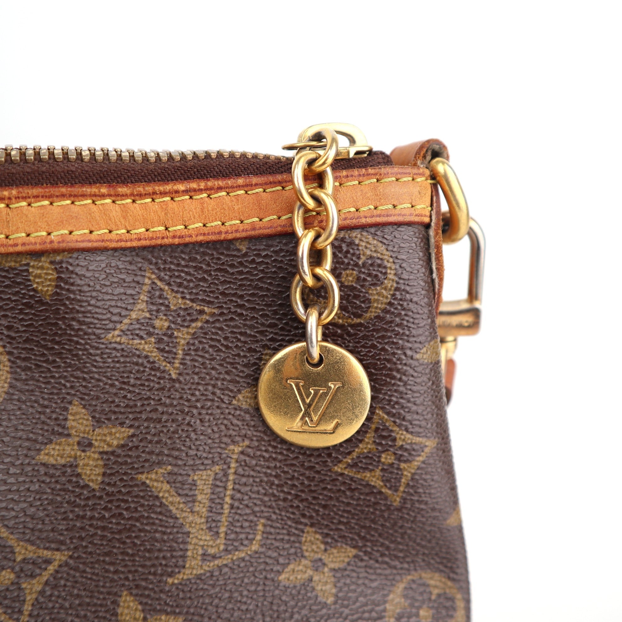 Louis Vuitton Monogram Canvas Palermo PM Shoulder Bag C1602 | Pre-Owned Very Good Brown Monogram Canvas