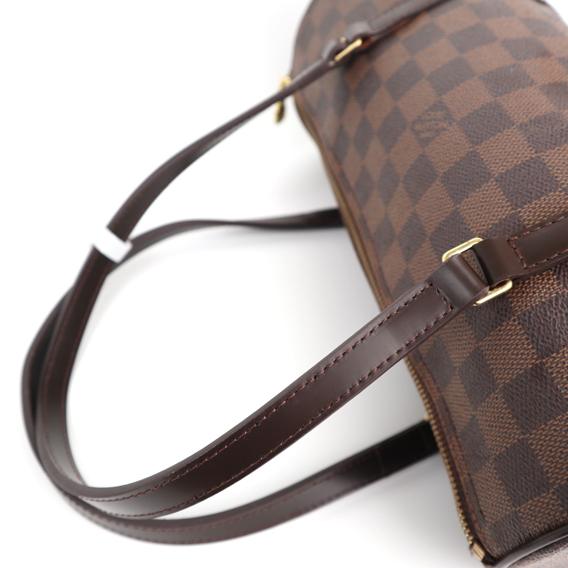 Louis Vuitton Damier Ebene Papillon 30 Shoulder Bag C1603R | Pre-Owned Very Good Brown Damier Ebene Canvas