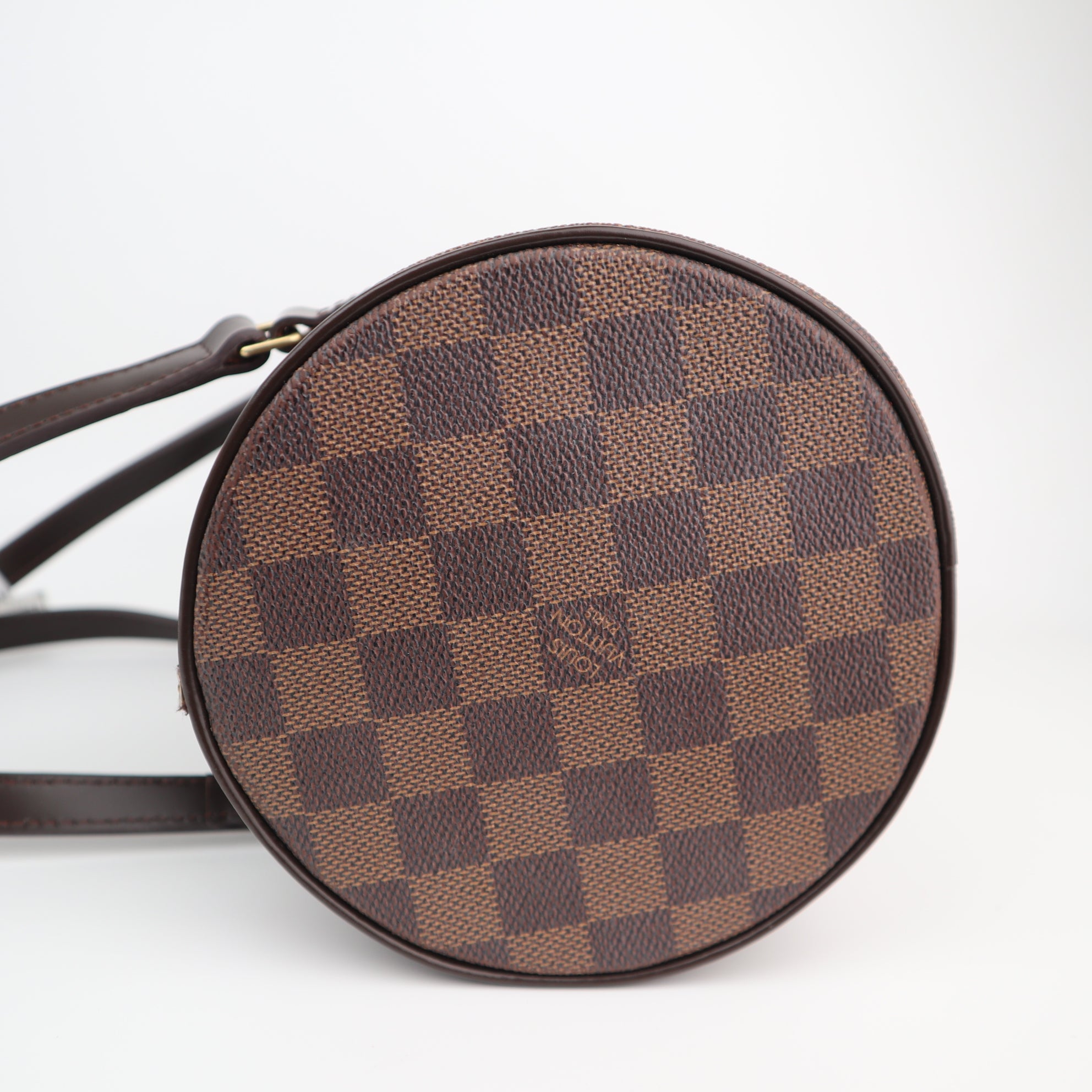 Louis Vuitton Damier Ebene Papillon 30 Shoulder Bag C1603R | Pre-Owned Very Good Brown Damier Ebene Canvas