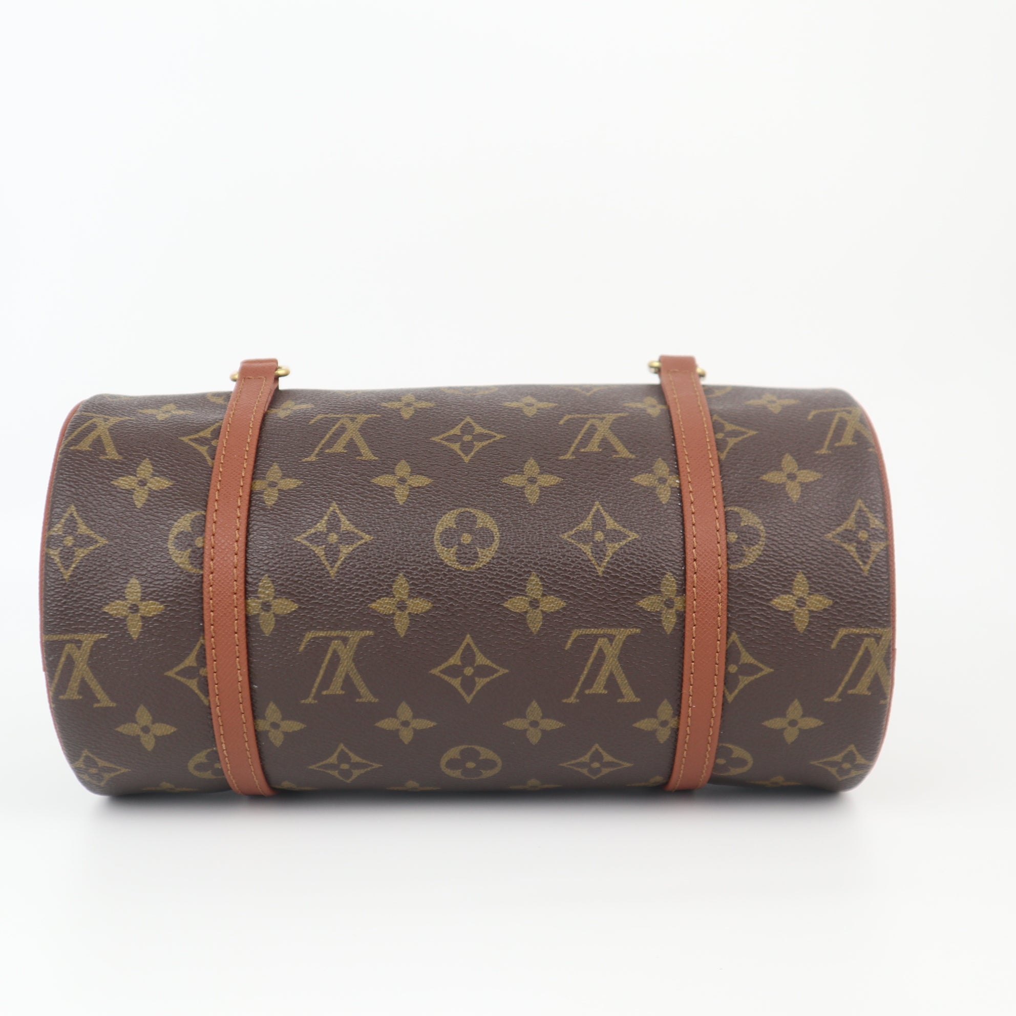 C1056 LOUIS VUITTON Monogram Handbag Brown Vintage-Pre Owned