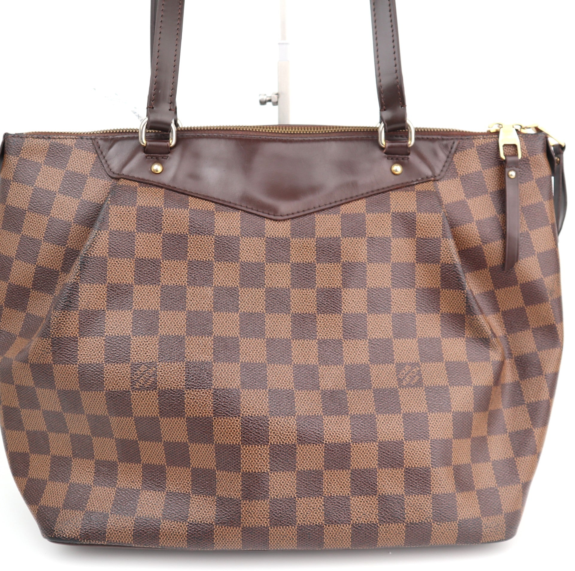 Louis Vuitton Damier Ebène Westminster GM Shoulder Bag C1610R | Pre-Owned Excellent Brown Damier Canvas