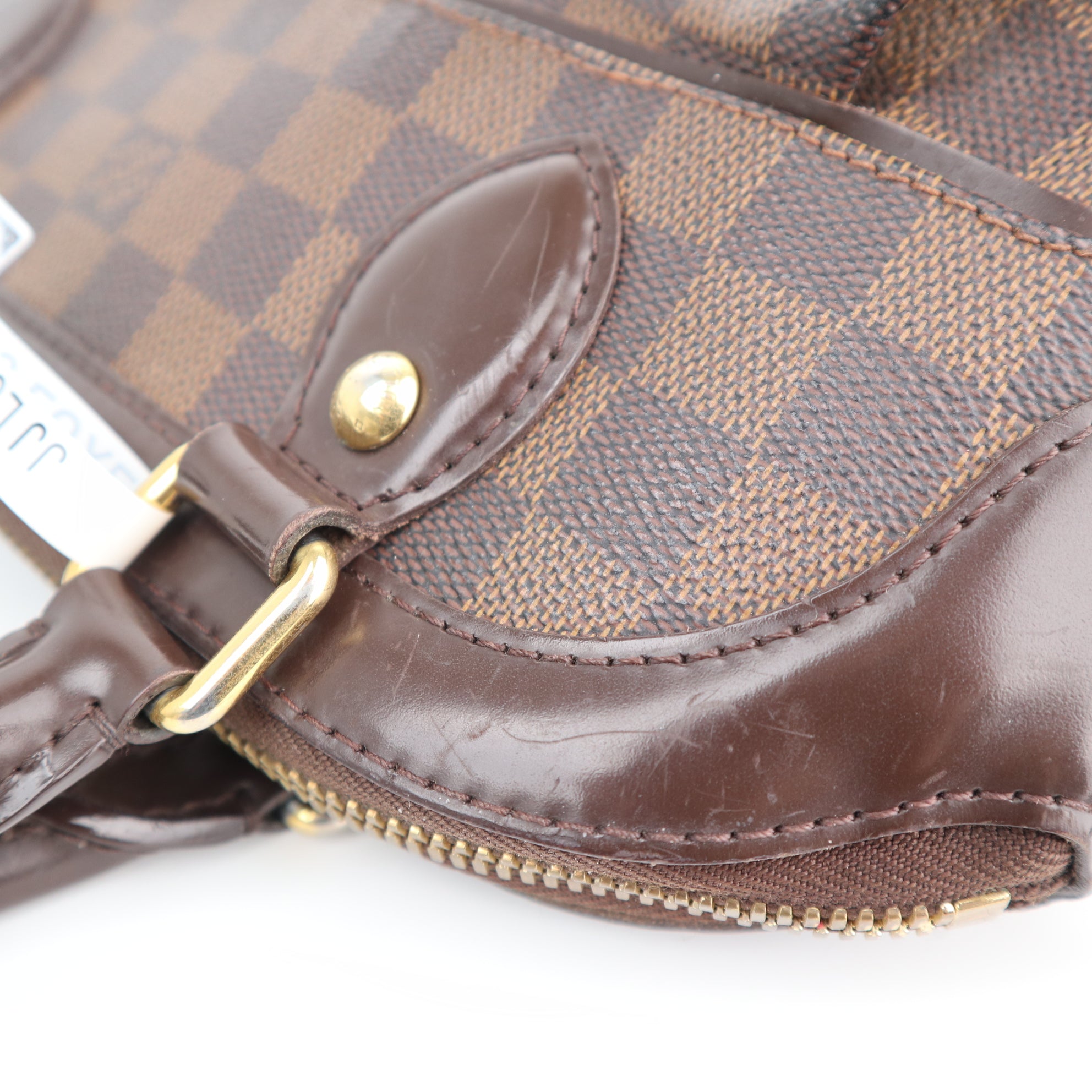 Louis Vuitton Damier Ebene Trevi PM Shoulder Bag C1611 | Pre-Owned Excellent Brown Damier Ebene Canvas