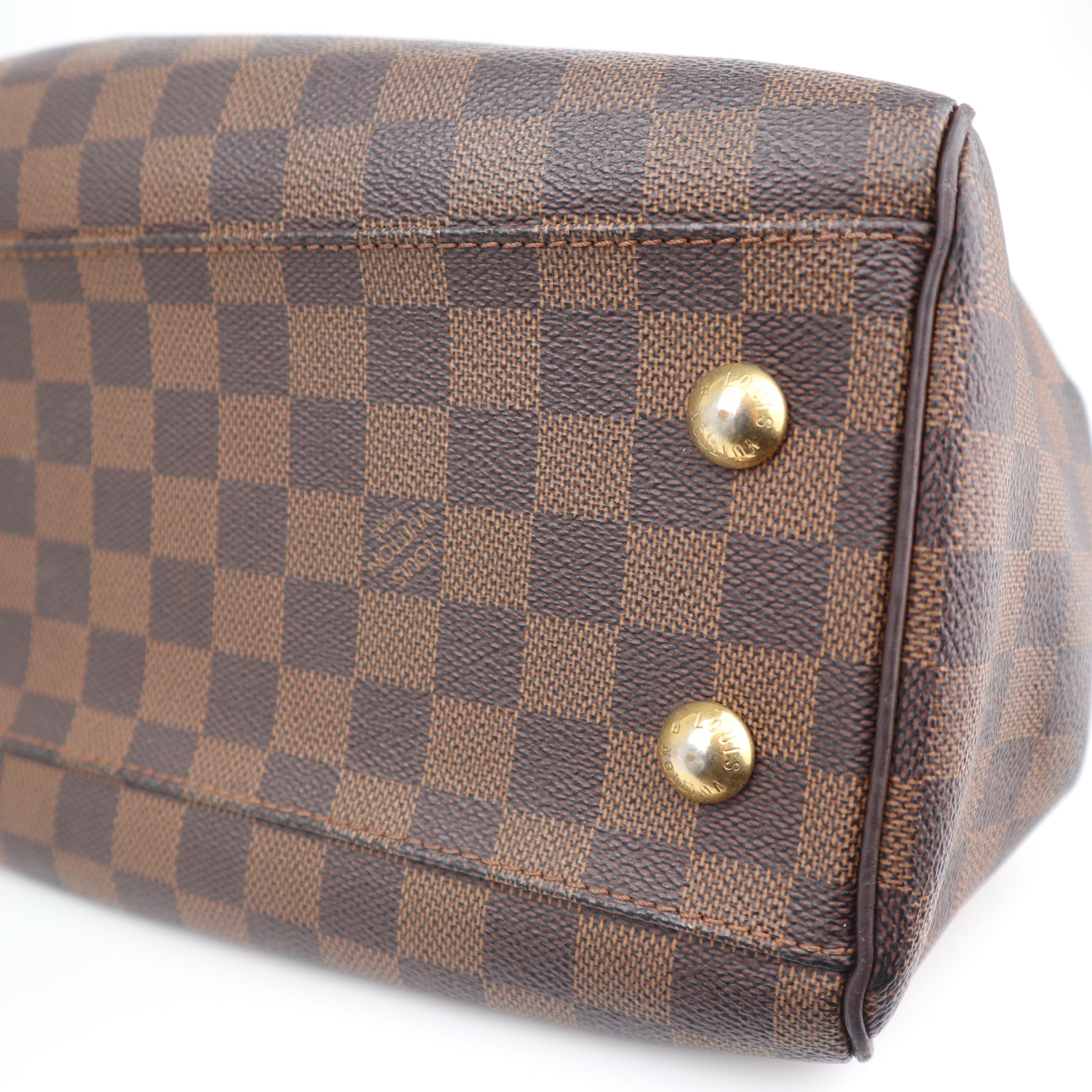 Louis Vuitton Damier Ebene Trevi PM Shoulder Bag C1611 | Pre-Owned Excellent Brown Damier Ebene Canvas
