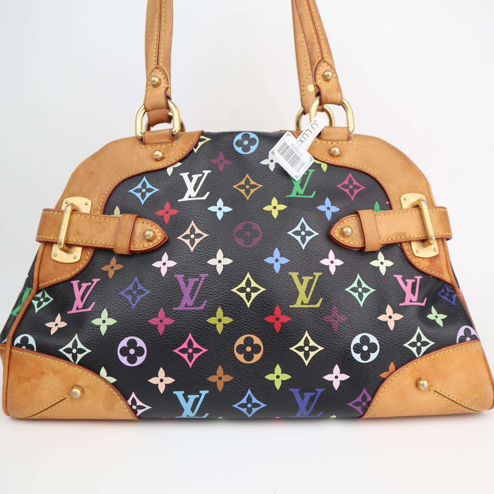 Louis Vuitton Multicolor Claudia Black Shoulder Bag C1609 | Pre-Owned Very Good Black