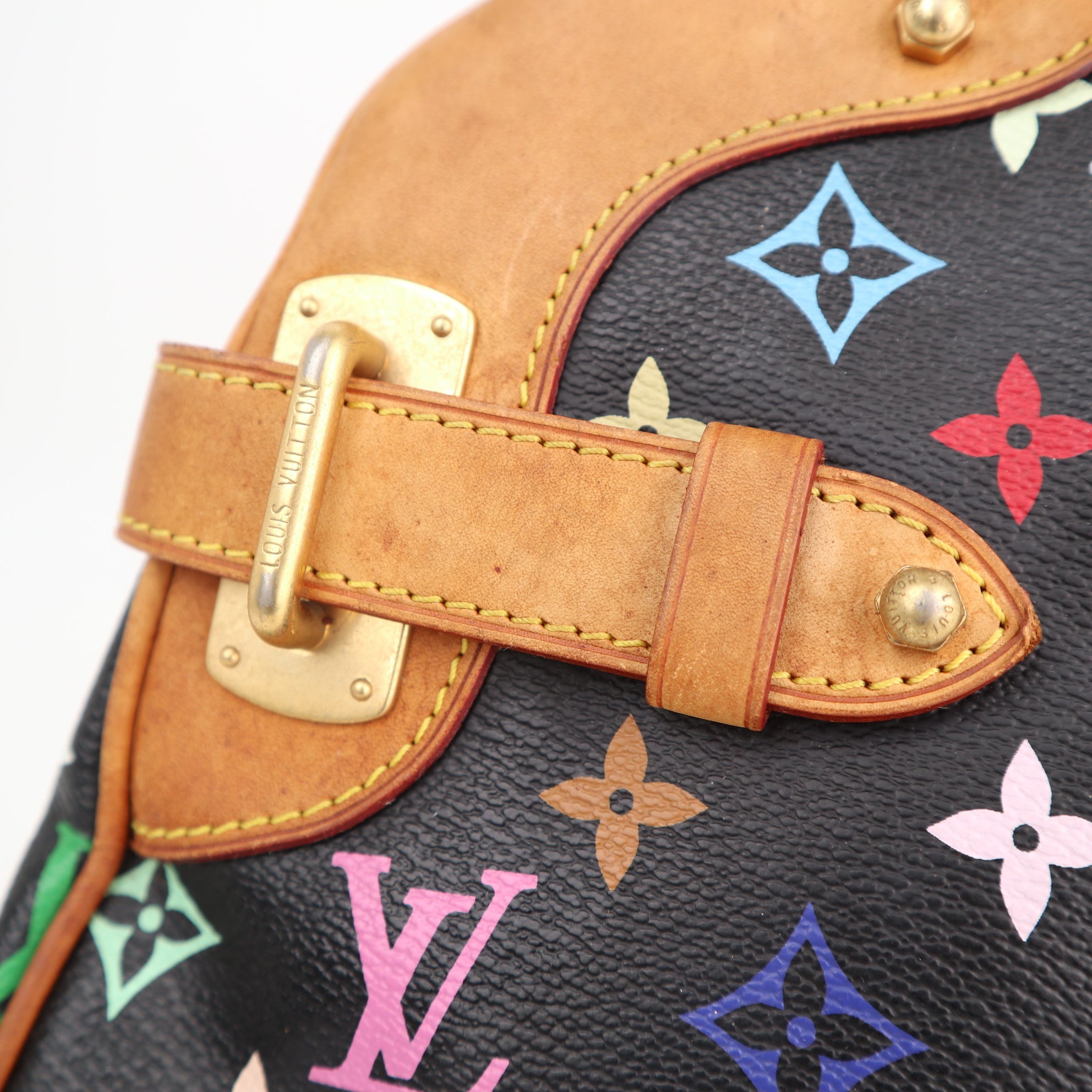Louis Vuitton Multicolor Claudia Black Shoulder Bag C1609 | Pre-Owned Very Good Black