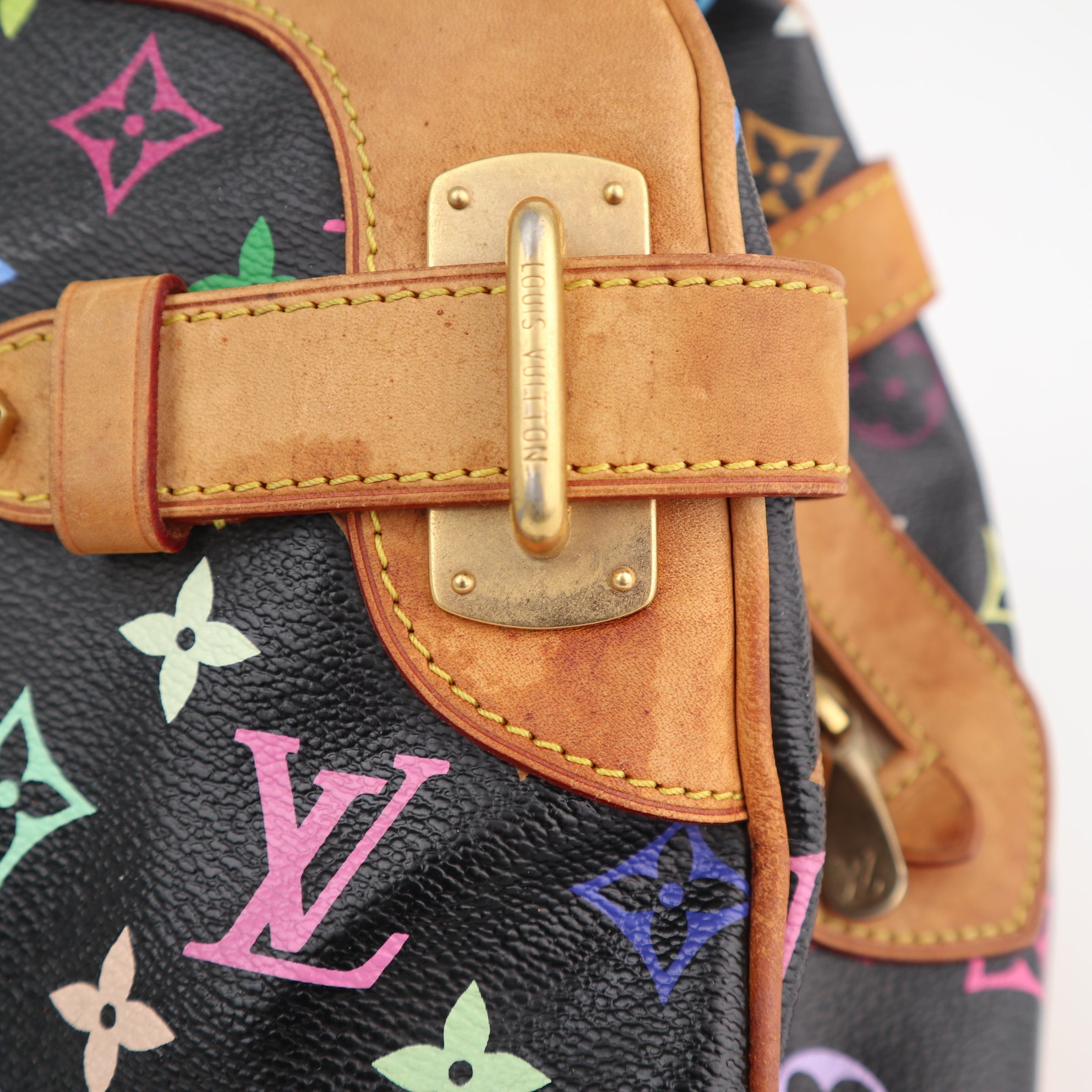 Louis Vuitton Multicolor Claudia Black Shoulder Bag C1609 | Pre-Owned Very Good Black