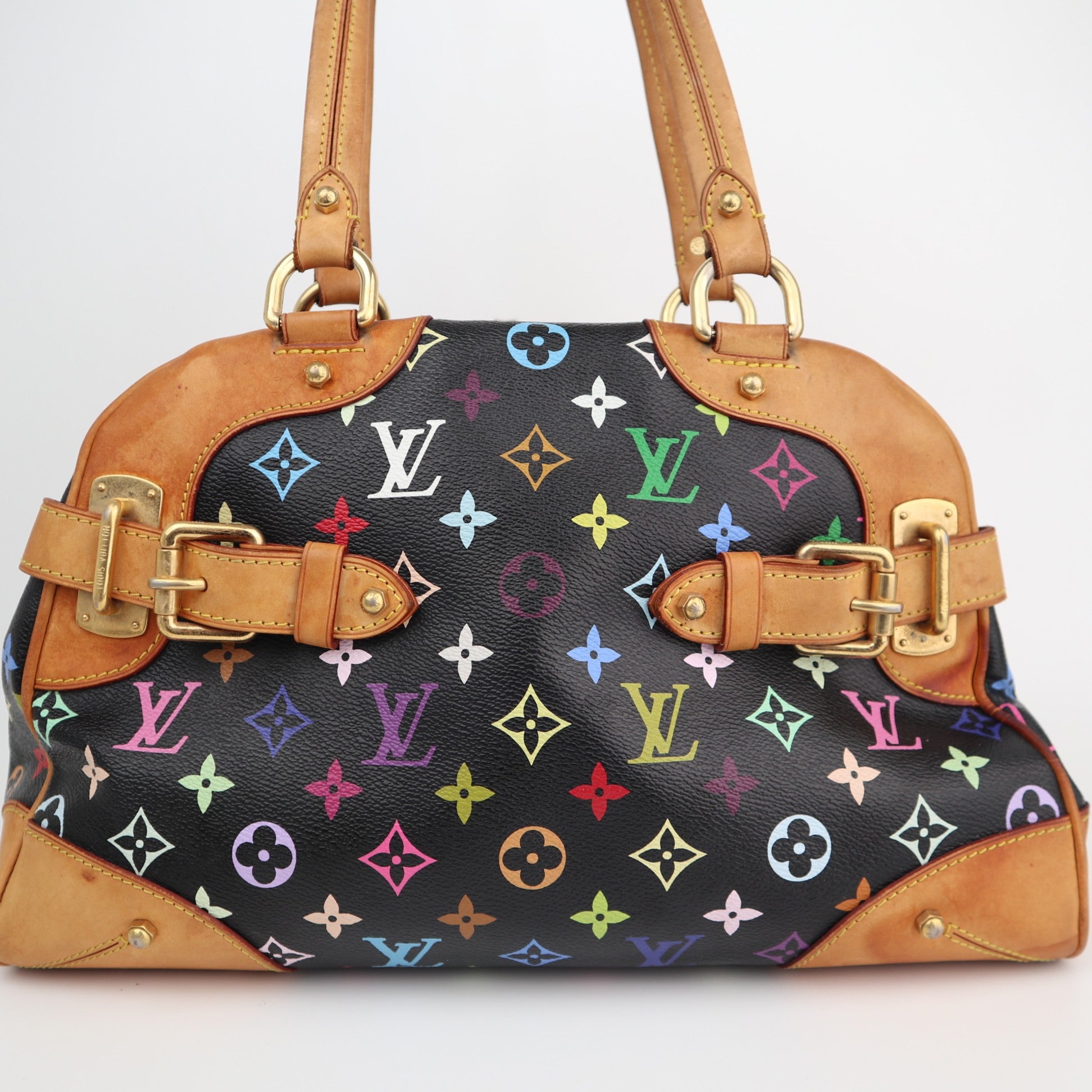 Louis Vuitton Multicolor Claudia Black Shoulder Bag C1609 | Pre-Owned Very Good Black