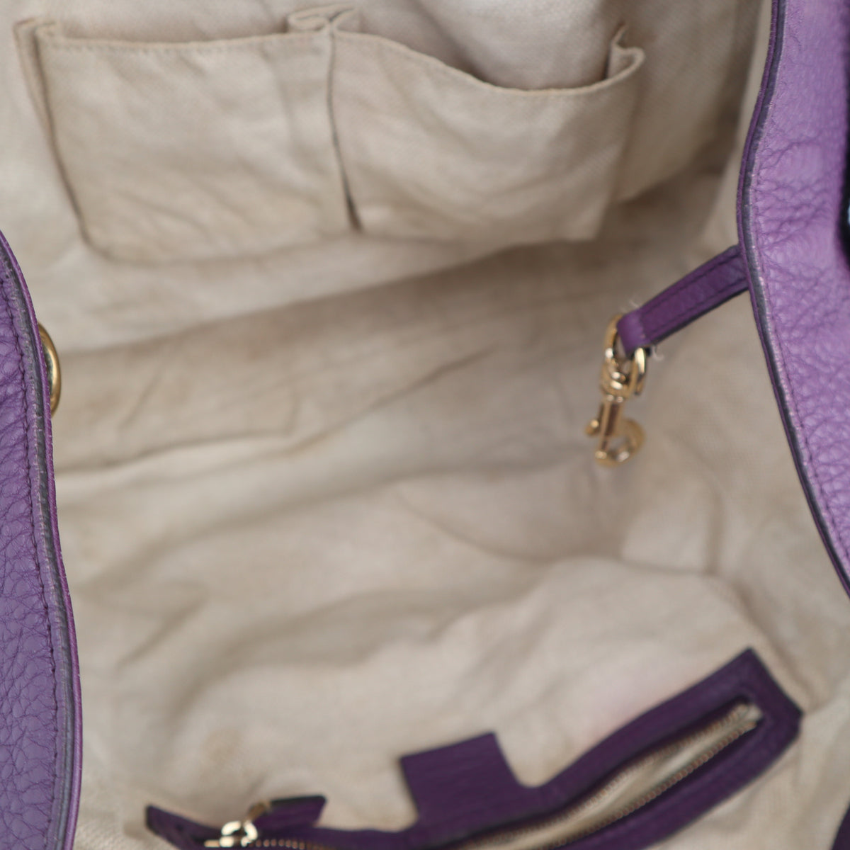 C2482 Gucci Tote Bag Soho Medium Shoulder Tote Bag | Pre-Owned Very Good Leather