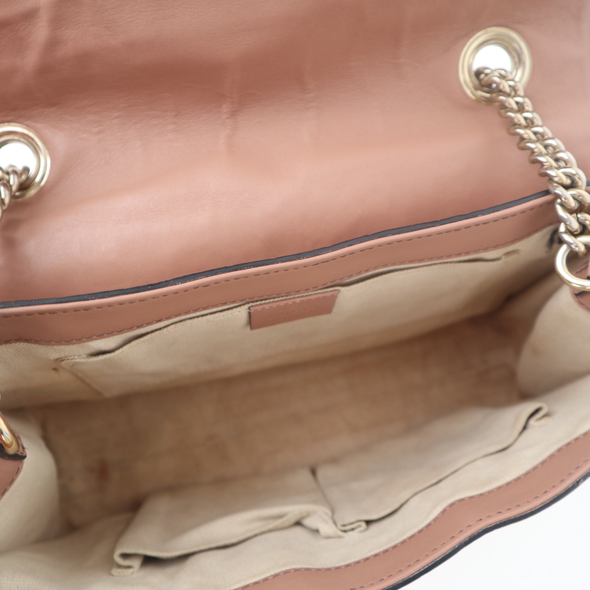 C1068 Gucci Emily Chain Flap Bag Guccissima-Pre Owned