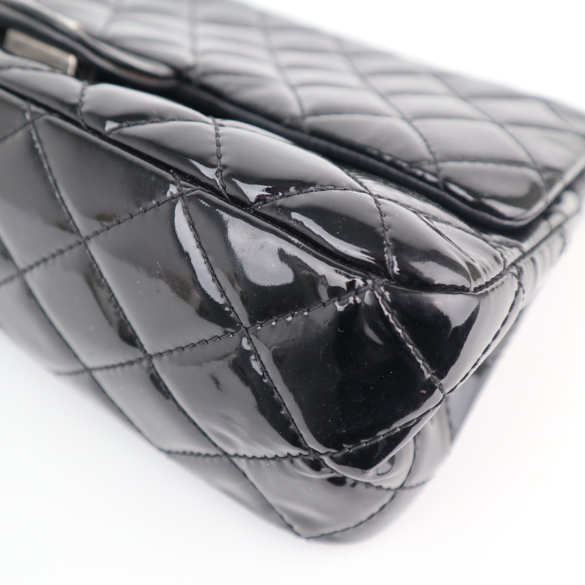 C2493 Chanel Shoulder Bag 2.55 Reissue Patent Leather Jumbo | Pre-Owned Very Good Patent leather Quilted