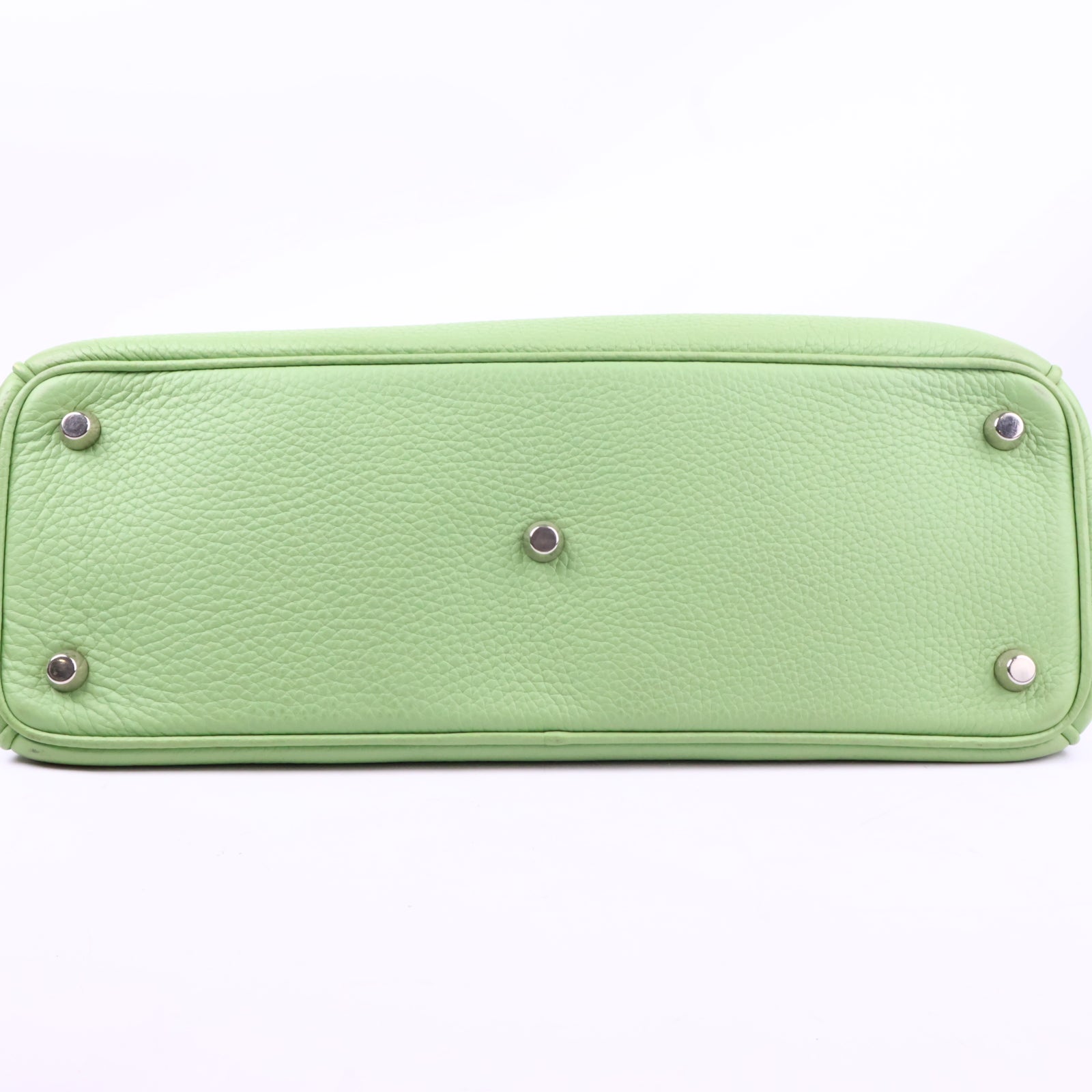 J2932 Christian Dior Shoulder Bag Diorissimo Medium | Pre-Owned Light Green Bullcalf leather Plain