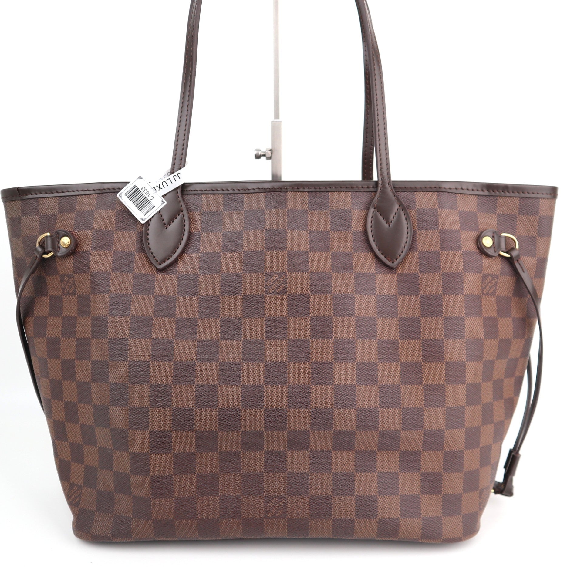 Louis Vuitton Damier Ebene Canvas Neverfull MM Shoulder Bag C1633R | Pre-Owned Excellent Brown Damier Ebene Canvas