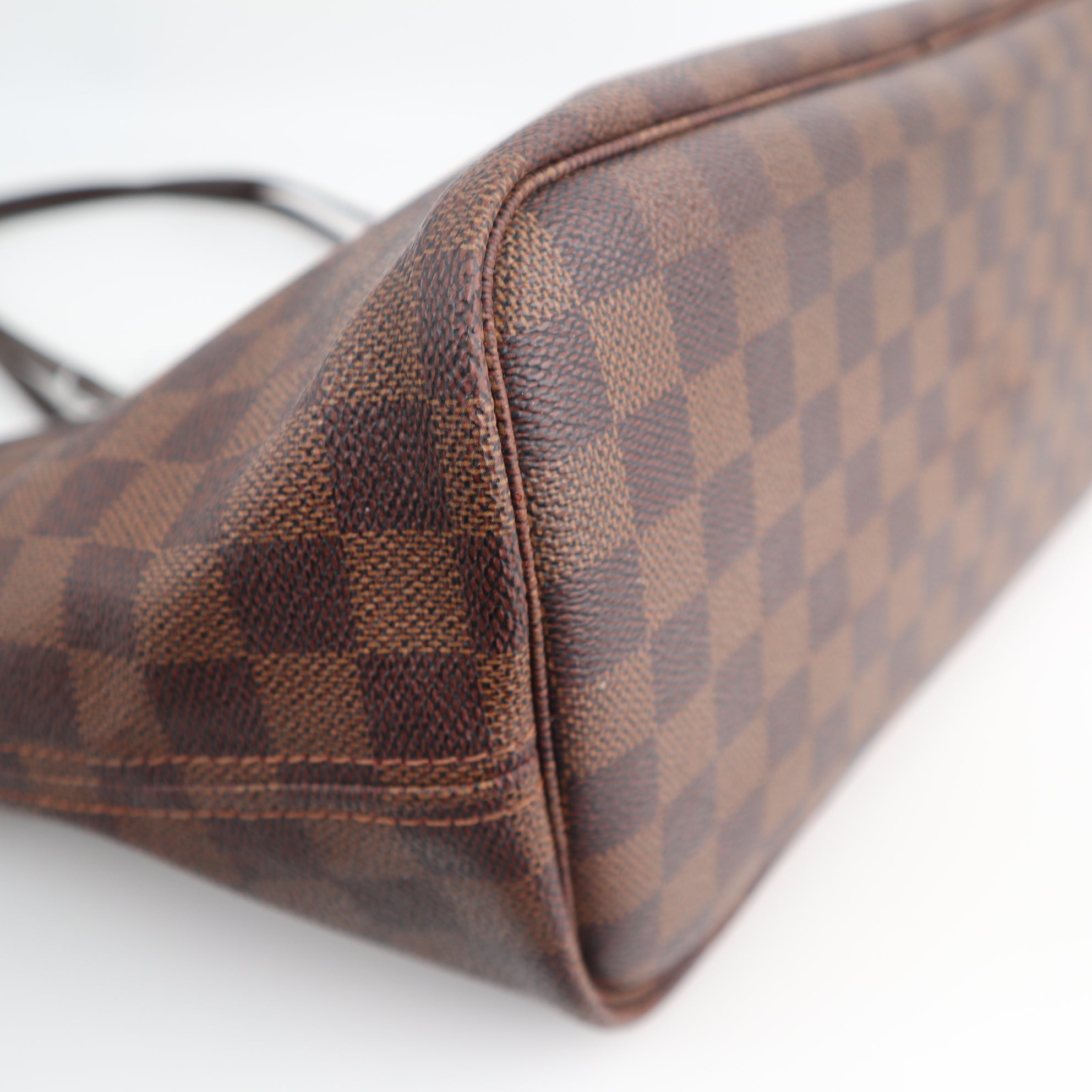 Louis Vuitton Damier Ebene Canvas Neverfull MM Shoulder Bag C1633R | Pre-Owned Excellent Brown Damier Ebene Canvas