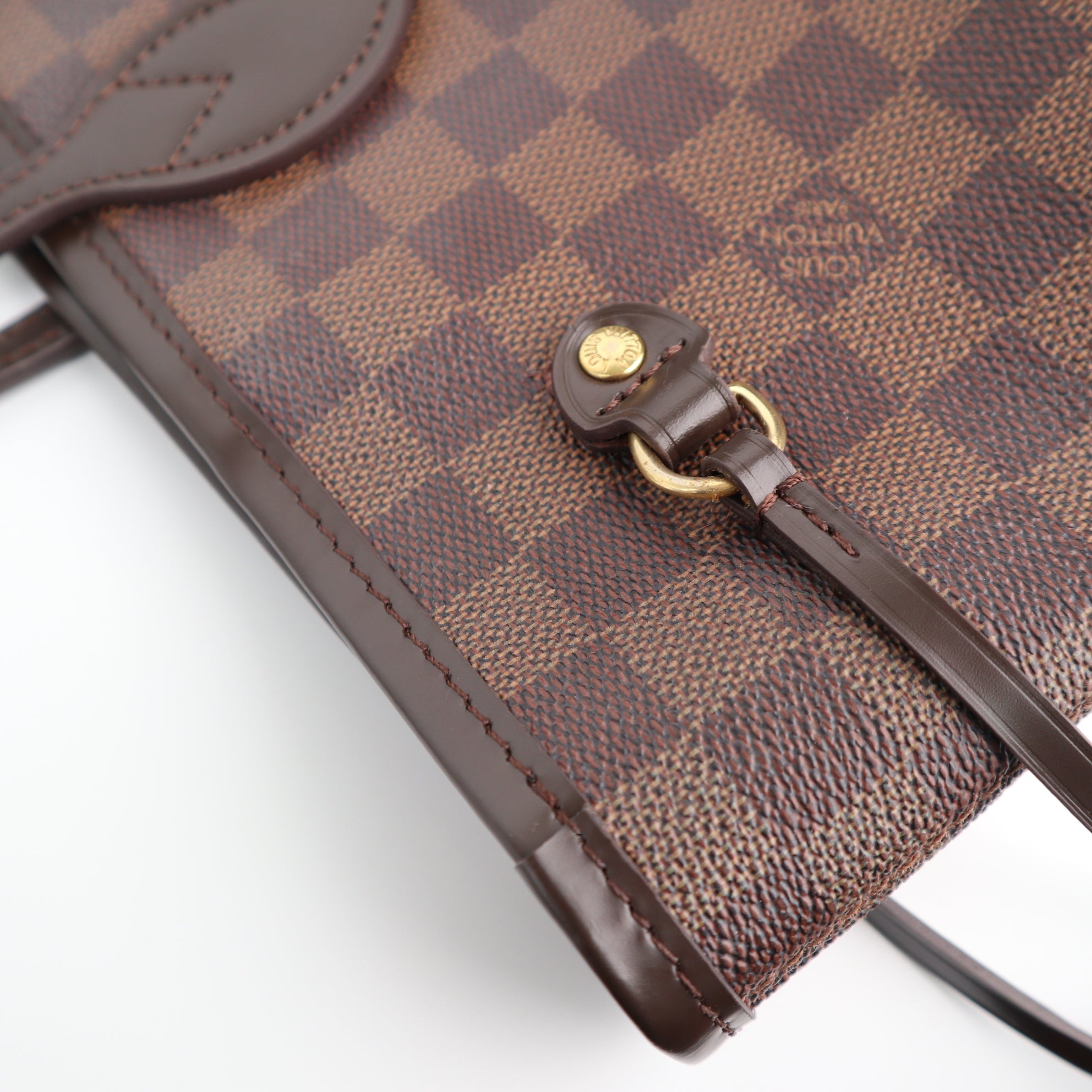 Louis Vuitton Damier Ebene Canvas Neverfull MM Shoulder Bag C1633R | Pre-Owned Excellent Brown Damier Ebene Canvas